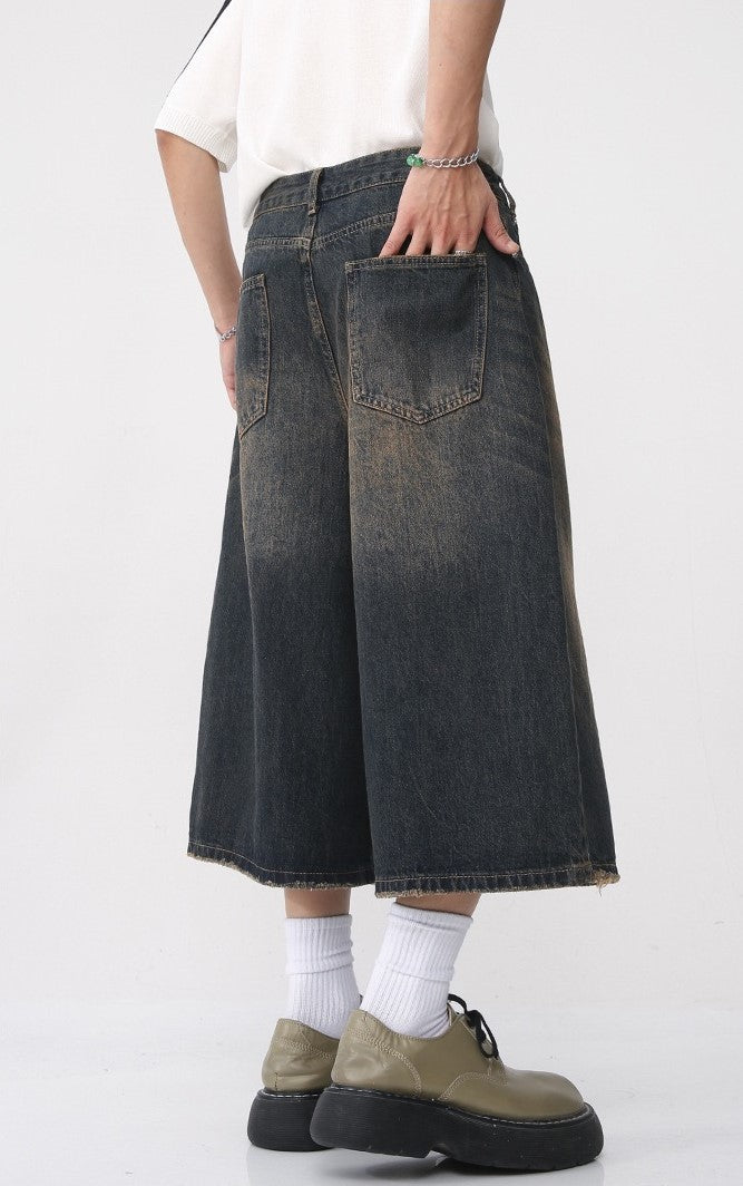 3-6-5.shop Clean Cut Denim Shorts