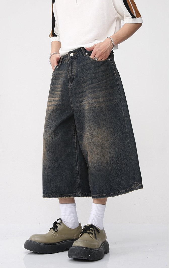 3-6-5.shop Clean Cut Denim Shorts