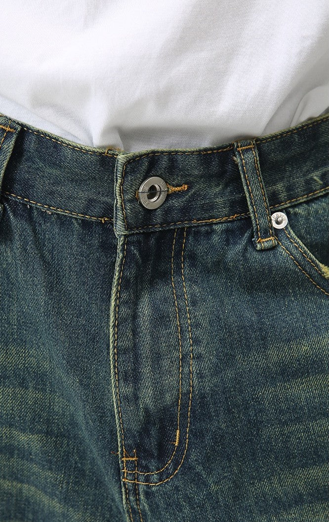 3-6-5.shop Clean Cut Denim Shorts