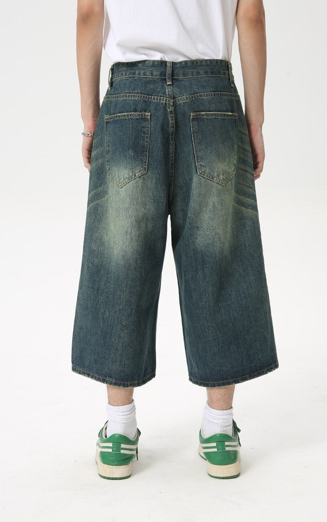 3-6-5.shop Clean Cut Denim Shorts