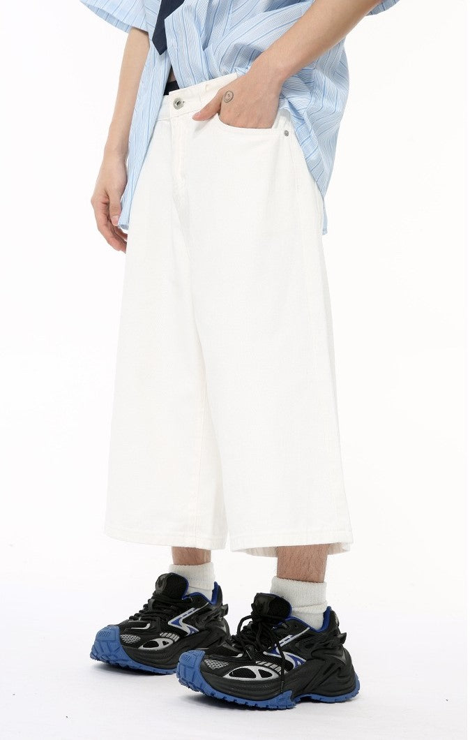 3-6-5.shop Clean Cut Denim Shorts