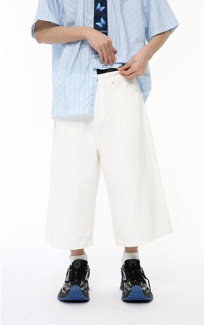 3-6-5.shop Clean Cut Denim Shorts