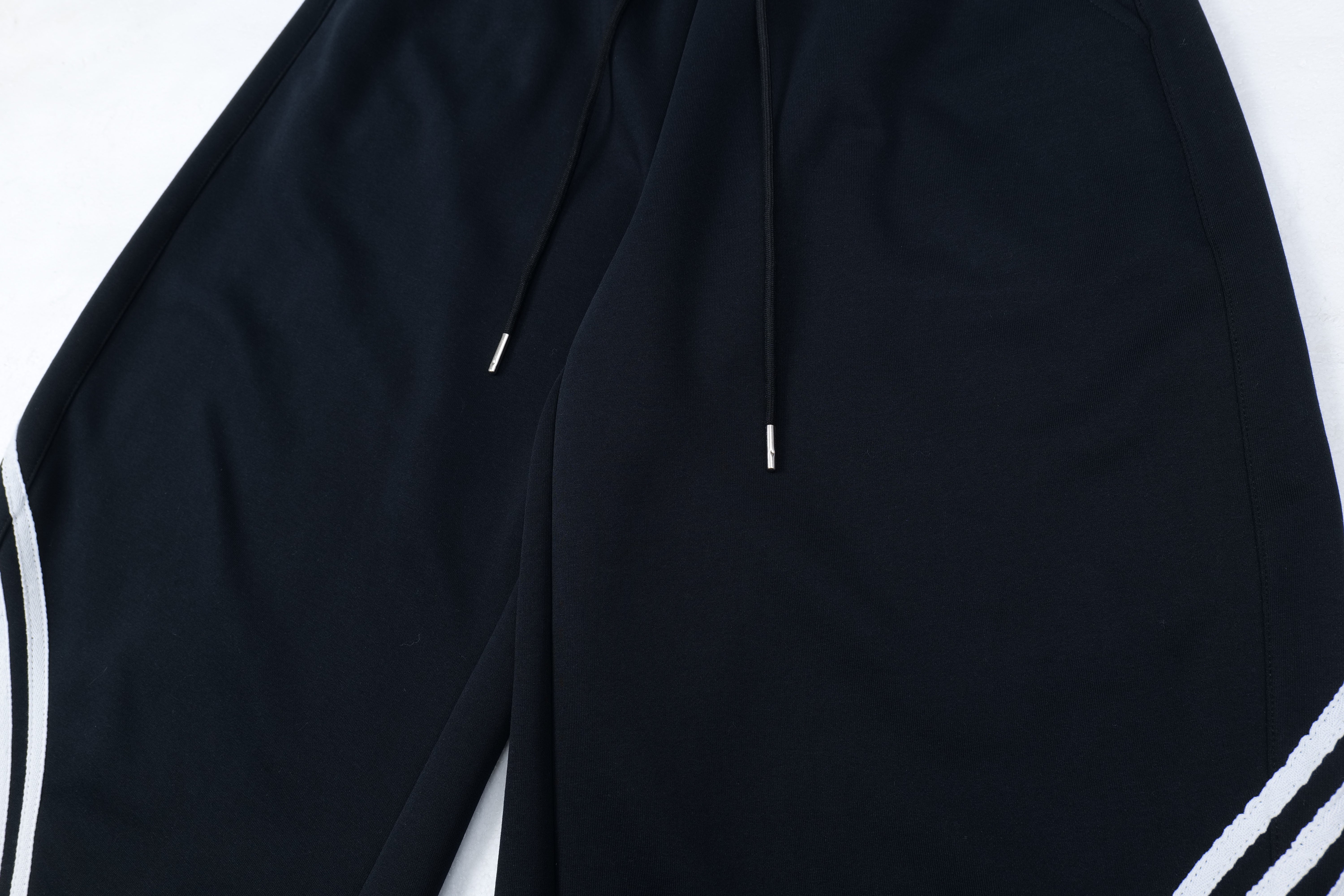 3-6-5.shop Curved Stripe Wide-Leg Track Pants