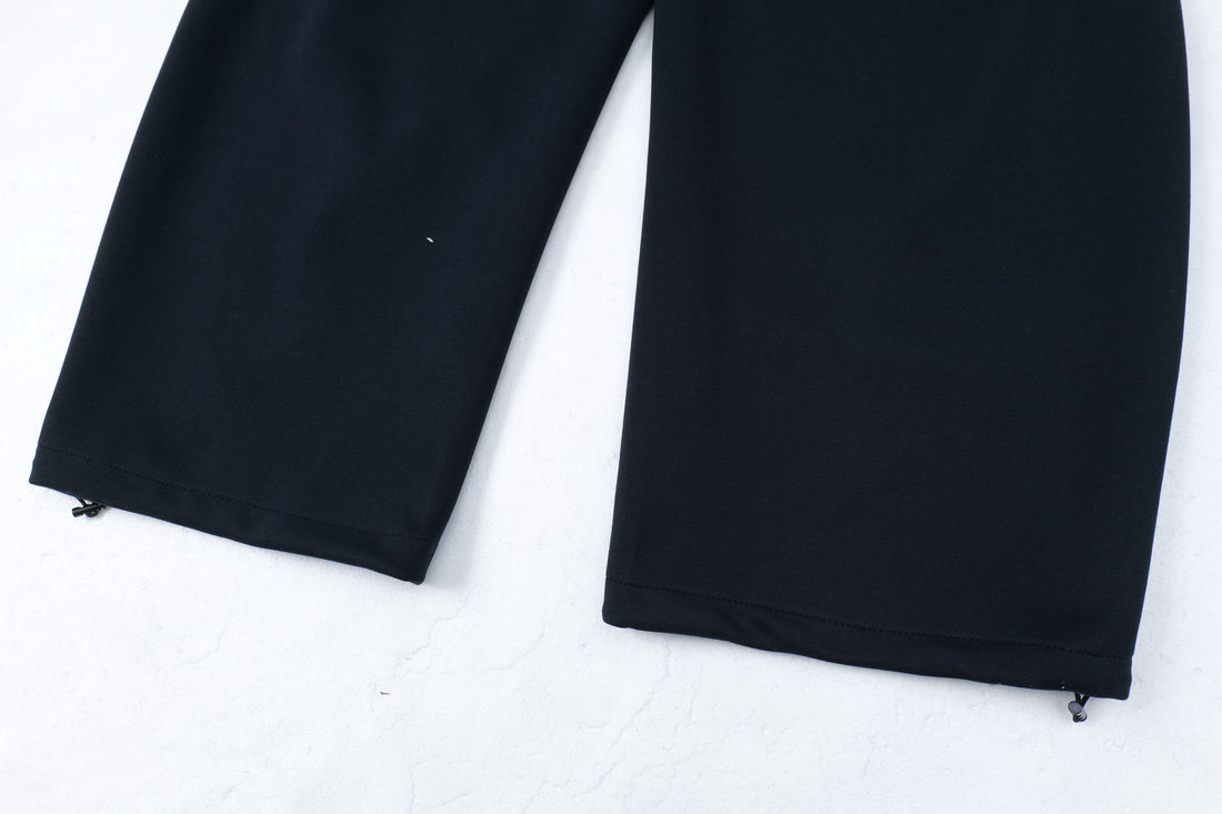 3-6-5.shop Curved Stripe Wide-Leg Track Pants