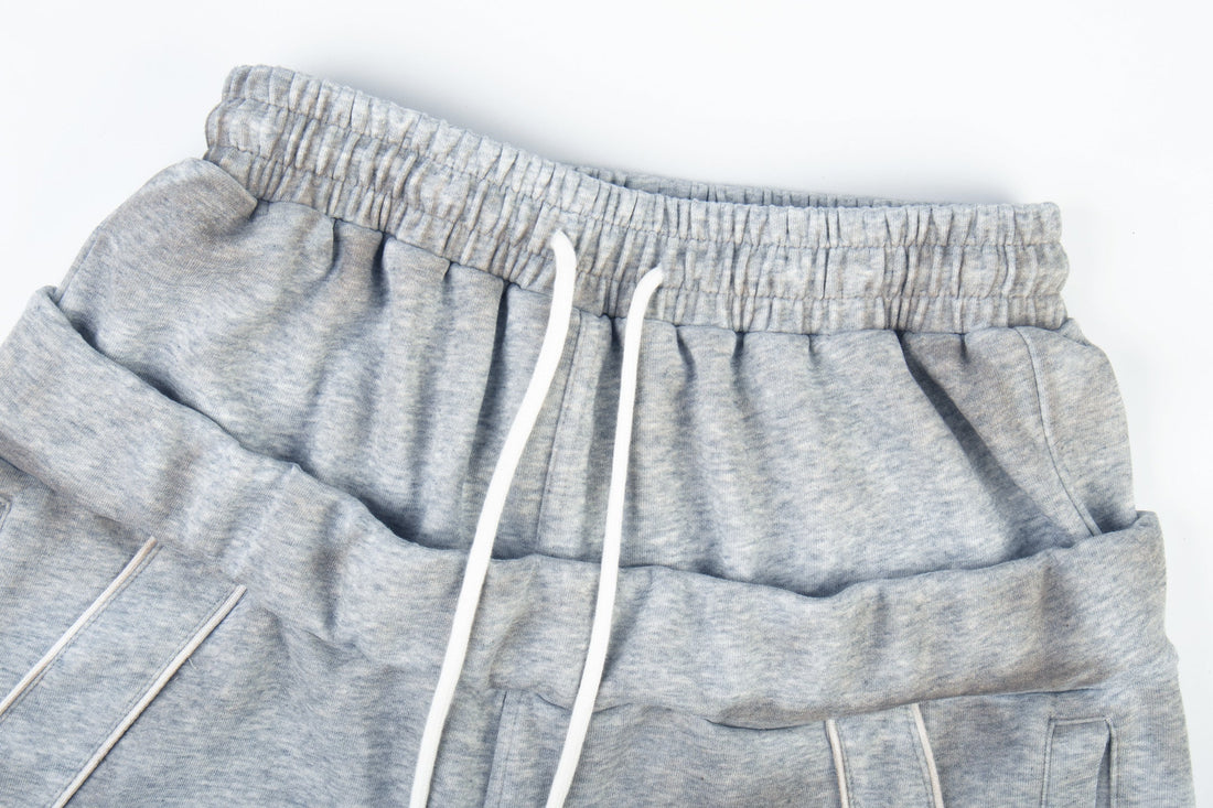 3-6-5.shop Tech Panel Wide-Leg Sweatpants