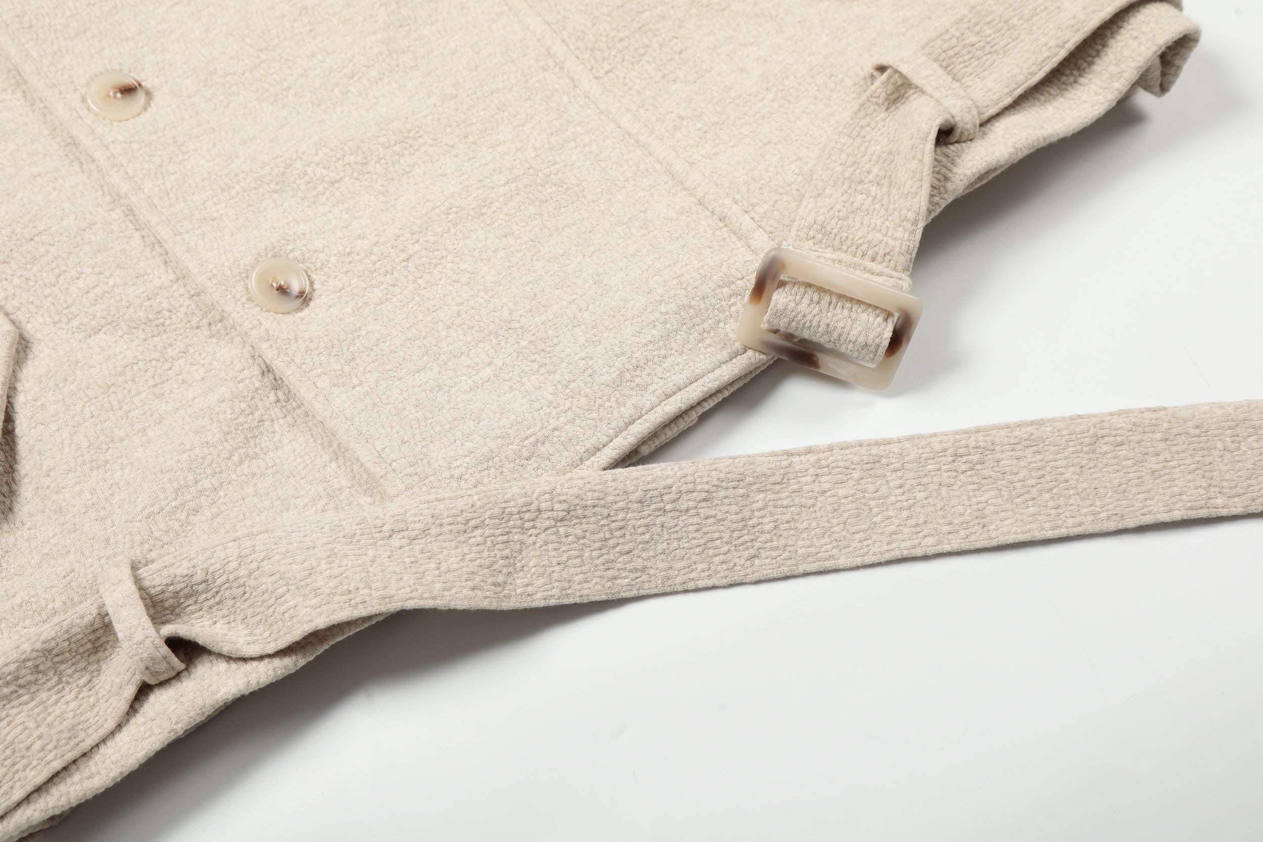 3-6-5.shop Belted Cropped Jacket