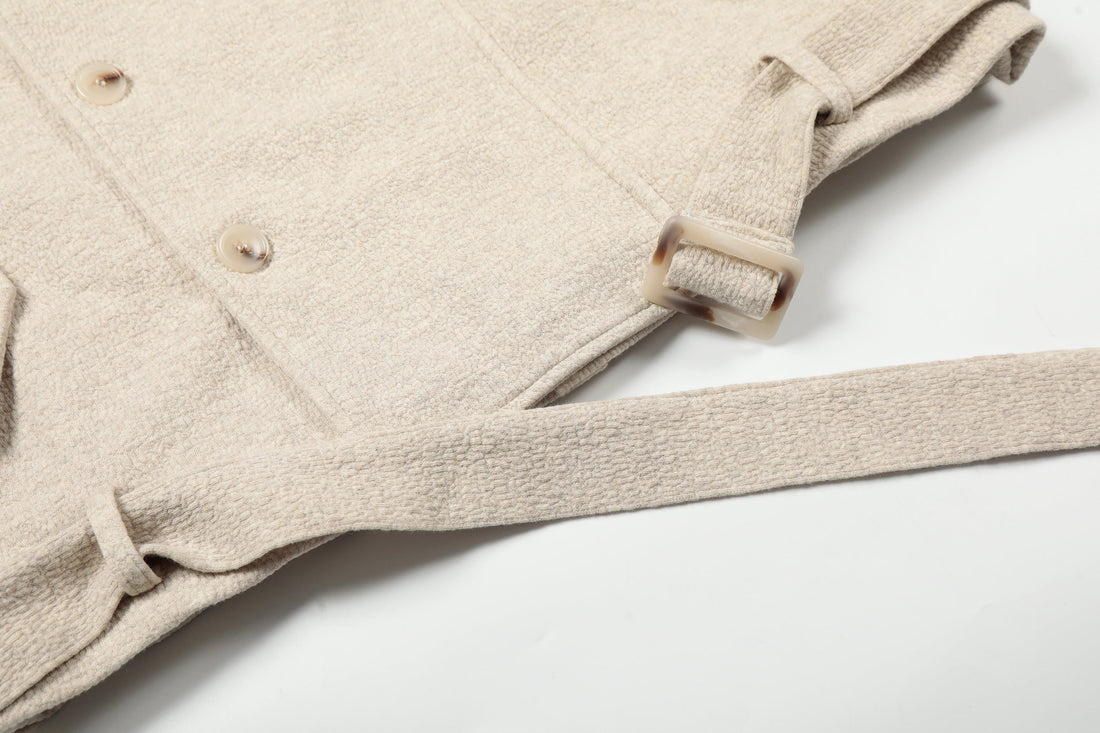 3-6-5.shop Belted Cropped Jacket