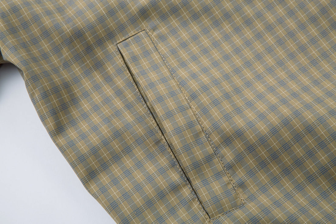 3-6-5.shop Reversible Check Panel Jacket
