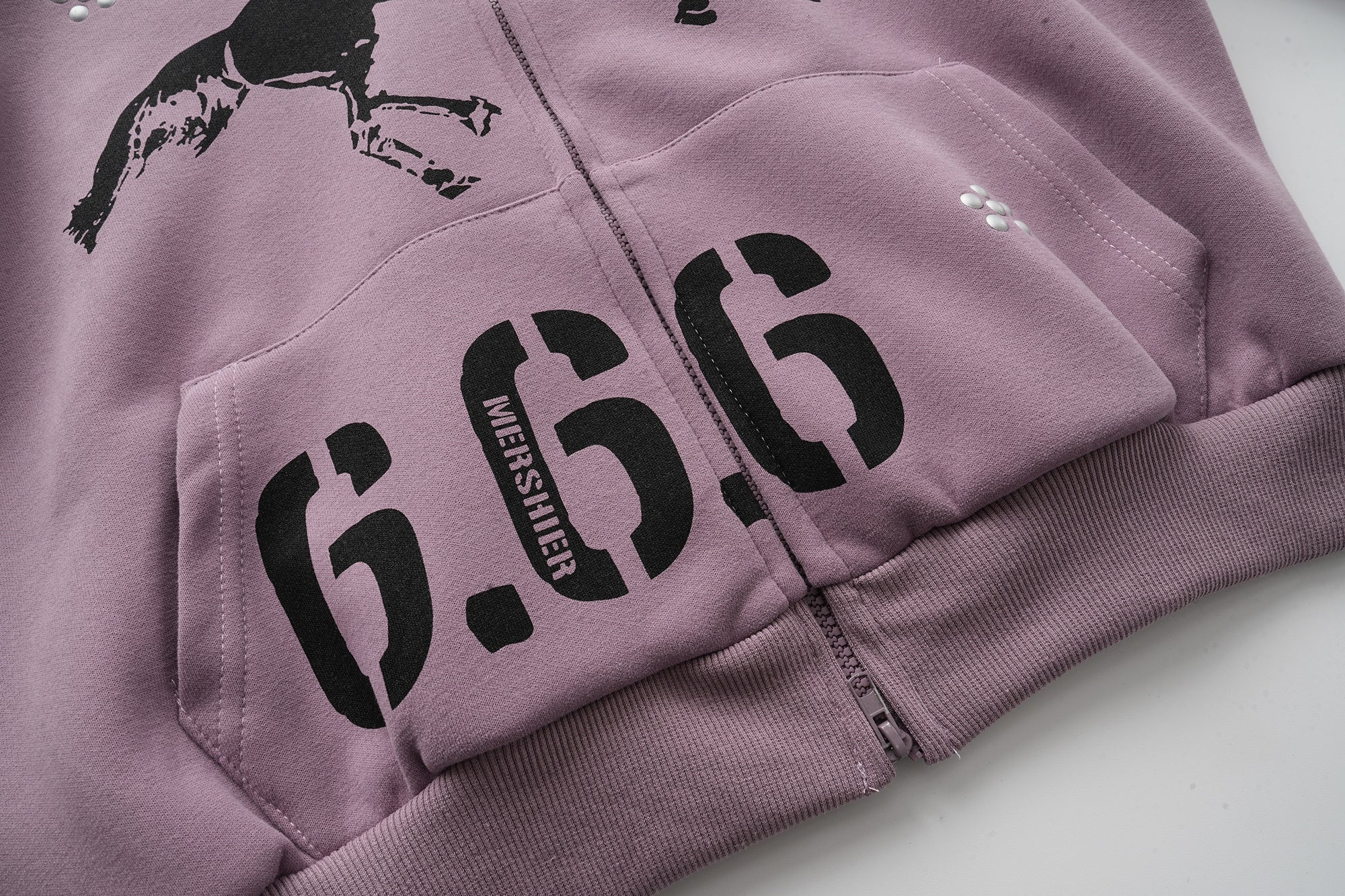 3-6-5.shop Graphic Zip Hoodie