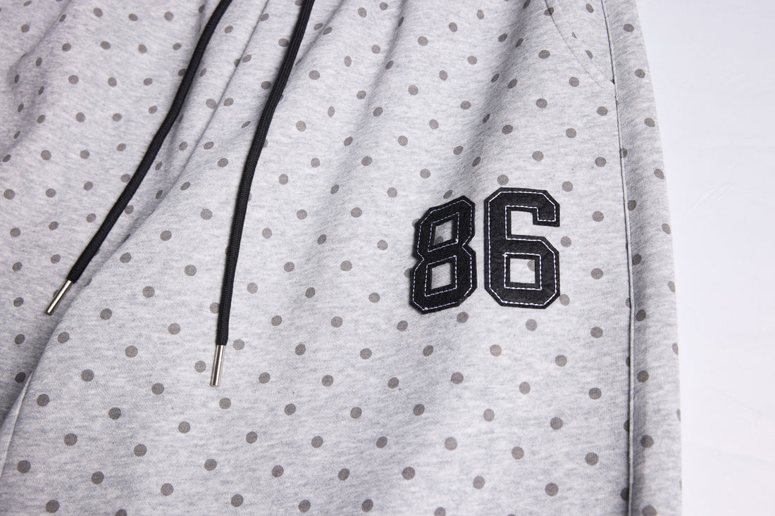 3-6-5.shop Polka Dot Wide-Leg Sweatpants