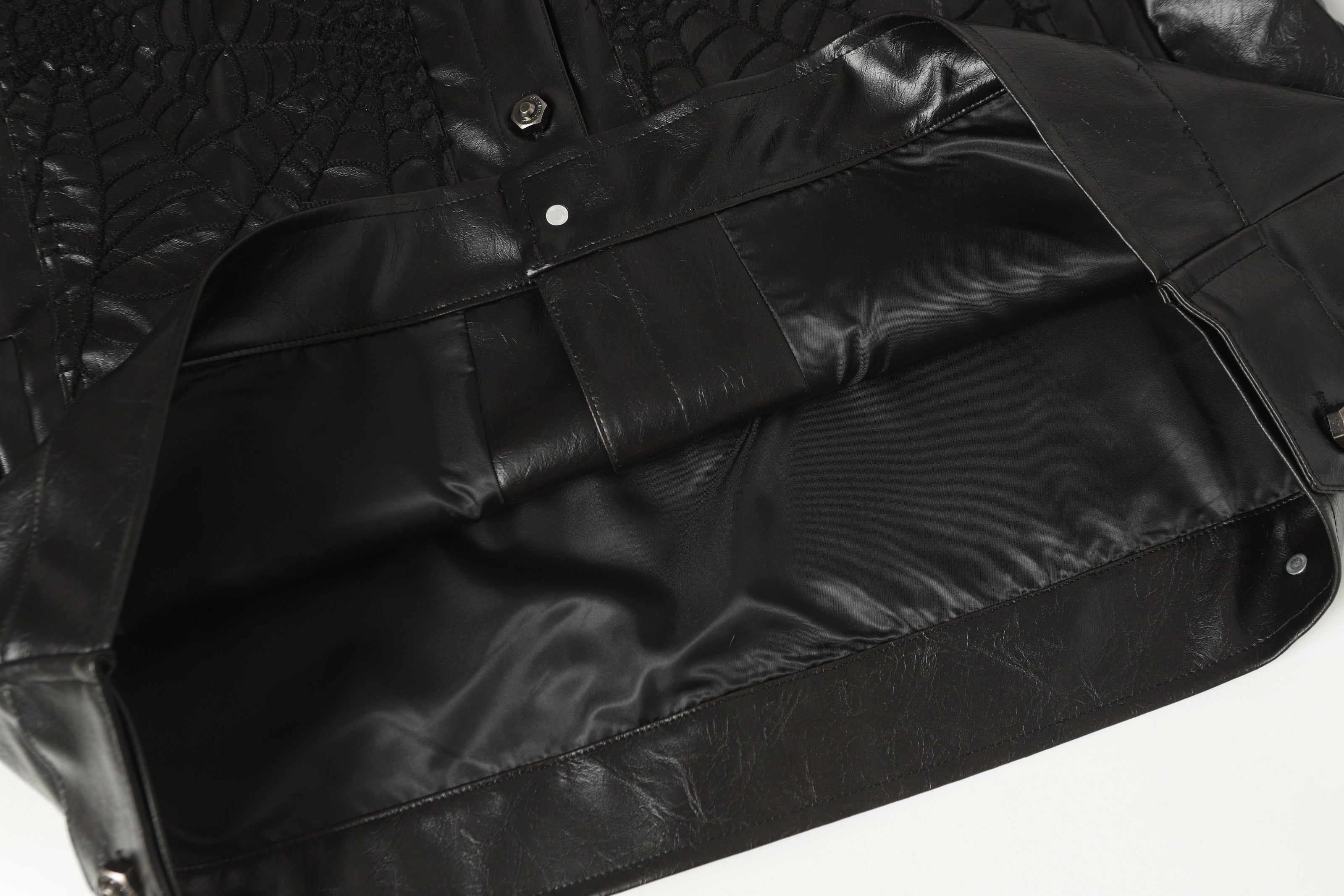 3-6-5.shop Web Embossed PU Jacket