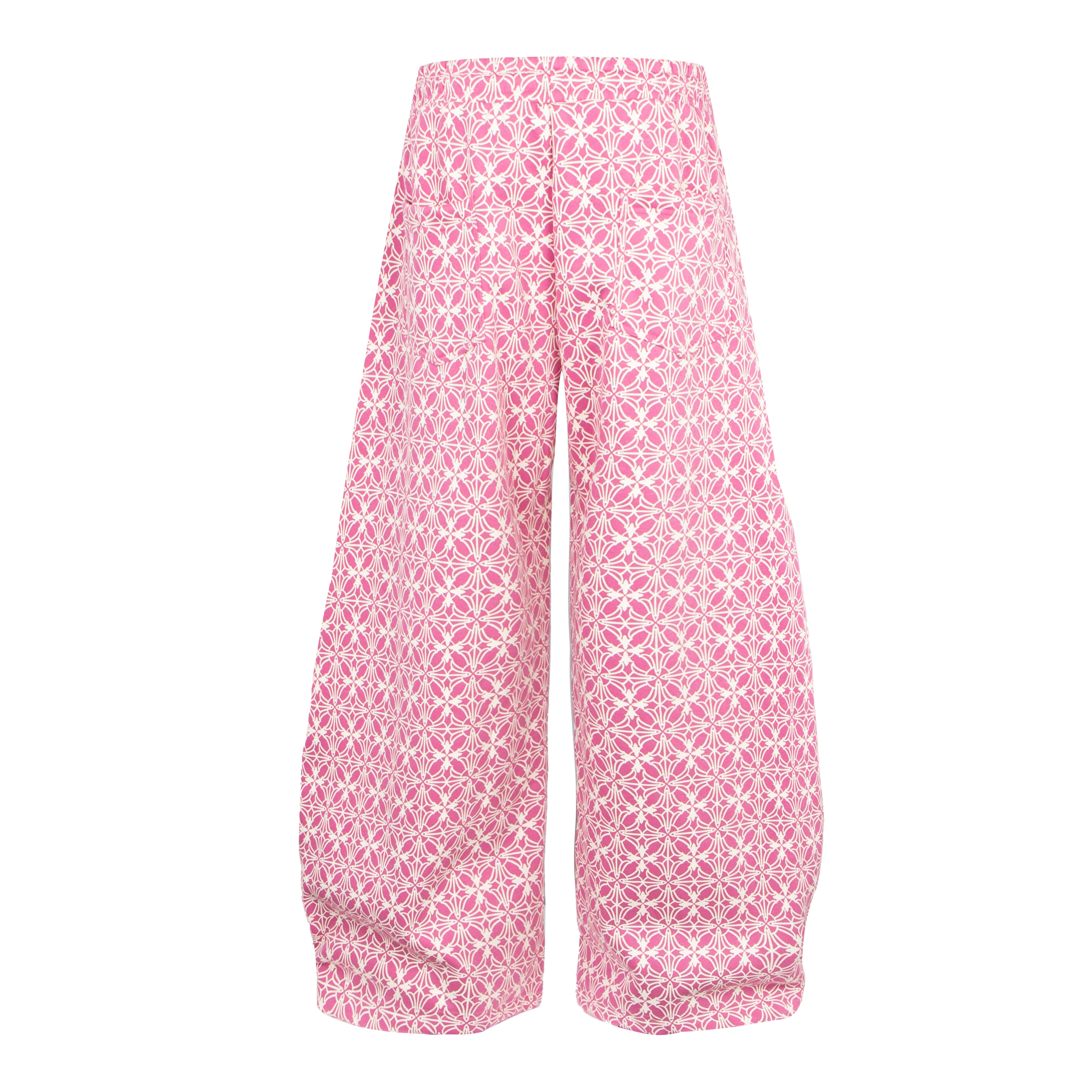 3-6-5.shop All-Over Pattern Graphic Wide-Leg Pants