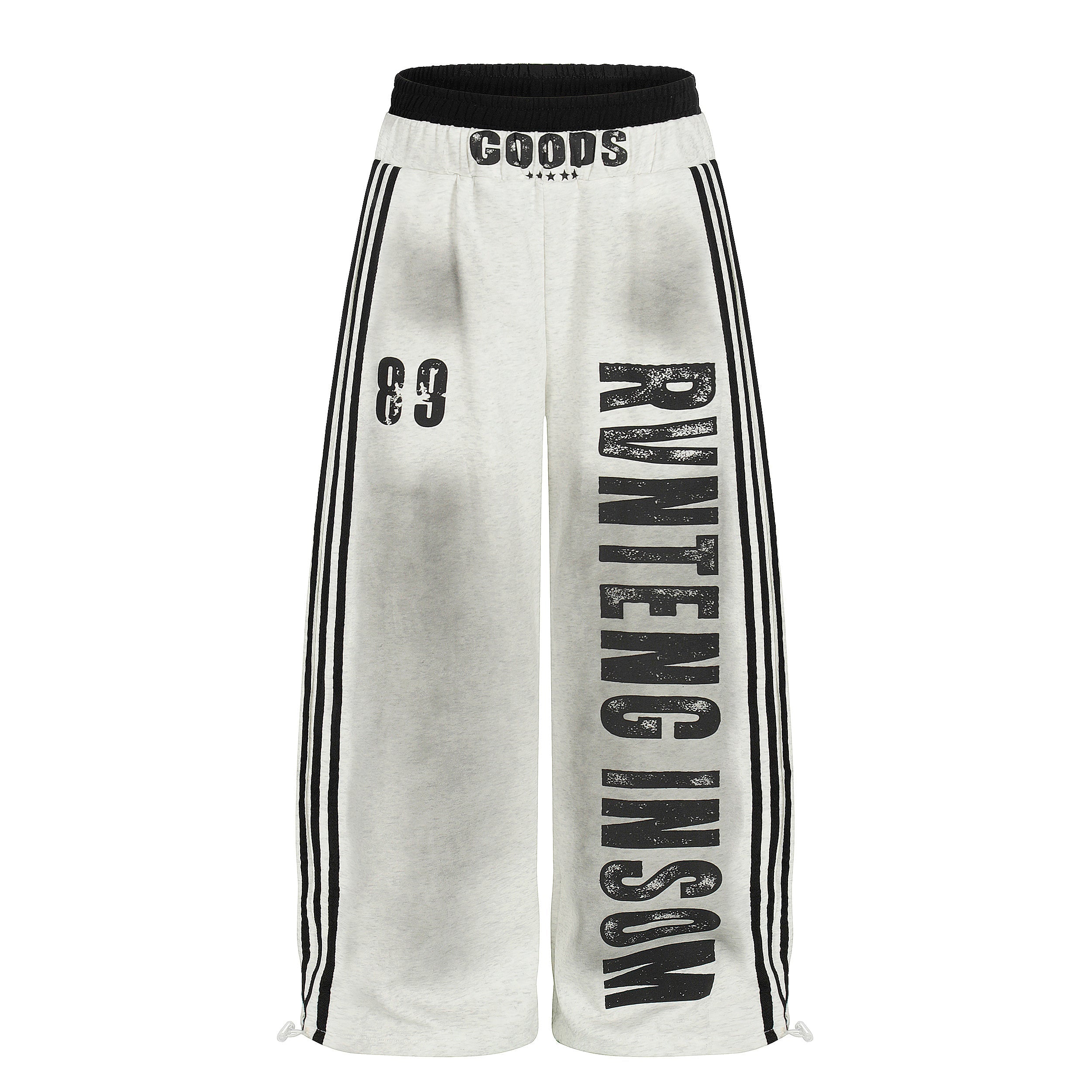 3-6-5.shop Bold Letter Stripe Track Pants