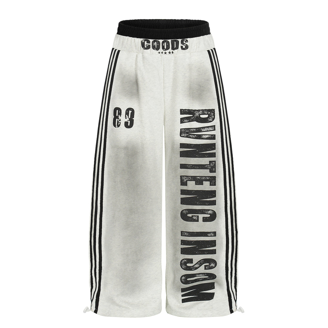 3-6-5.shop Bold Letter Stripe Track Pants