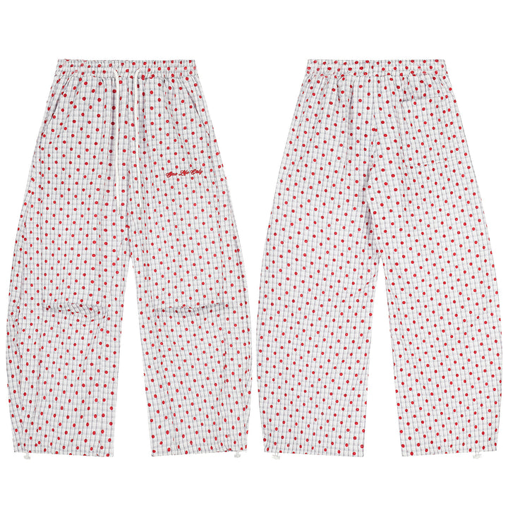 3-6-5.shop Polka Dot Wide-Leg Pants