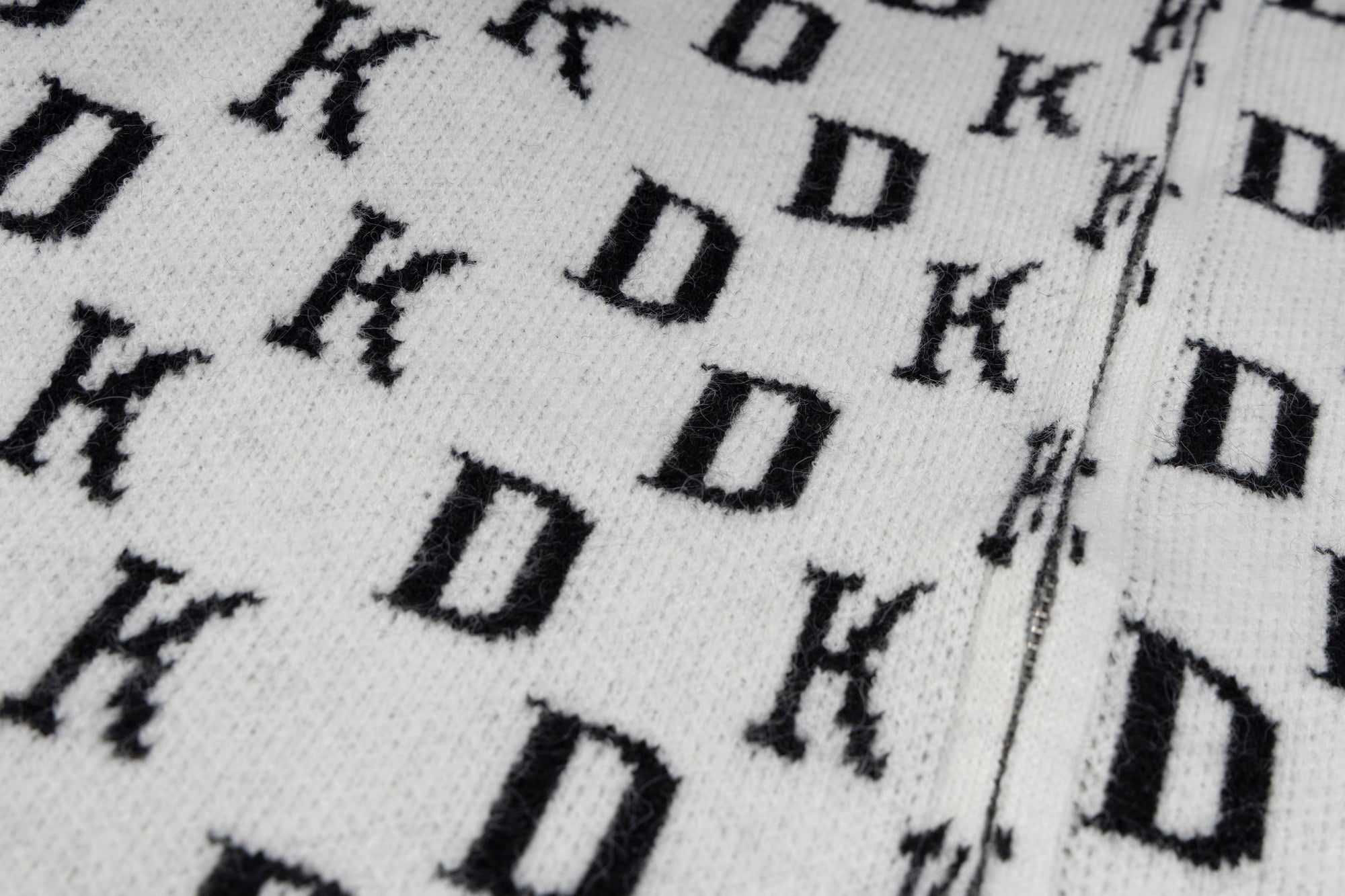 3-6-5.shop DK Allover Knit Zip Hoodie