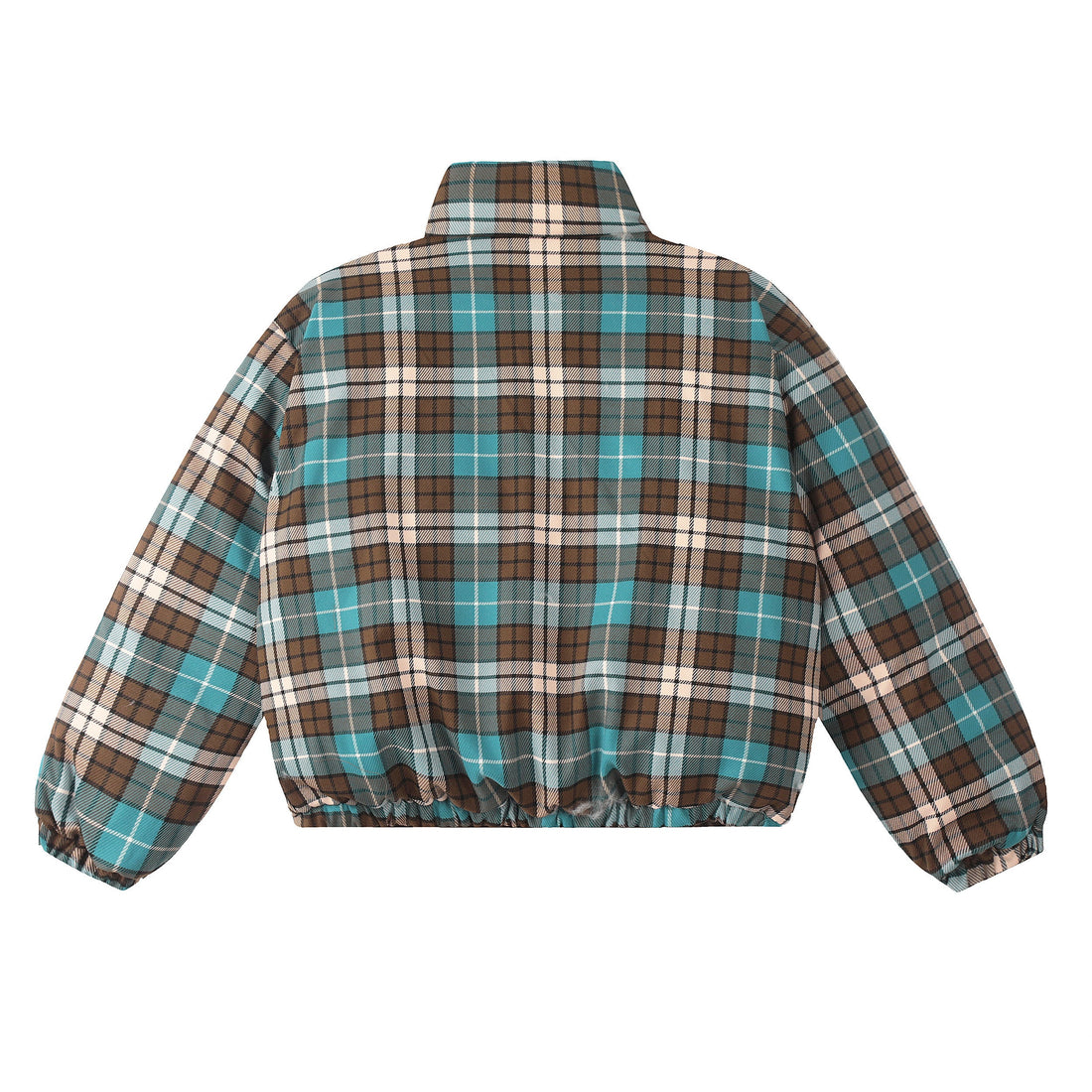 3-6-5.shop Reversible Plaid Puffer Jacket