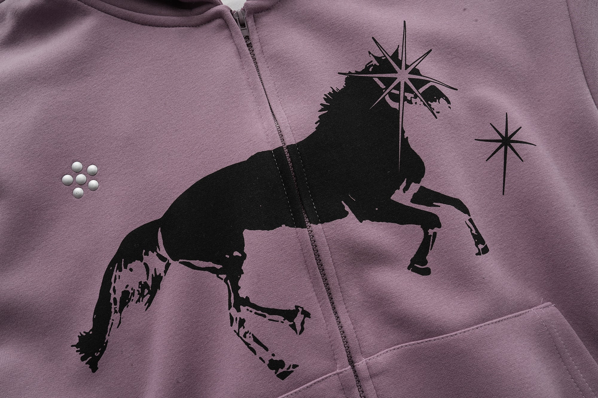 3-6-5.shop Graphic Zip Hoodie