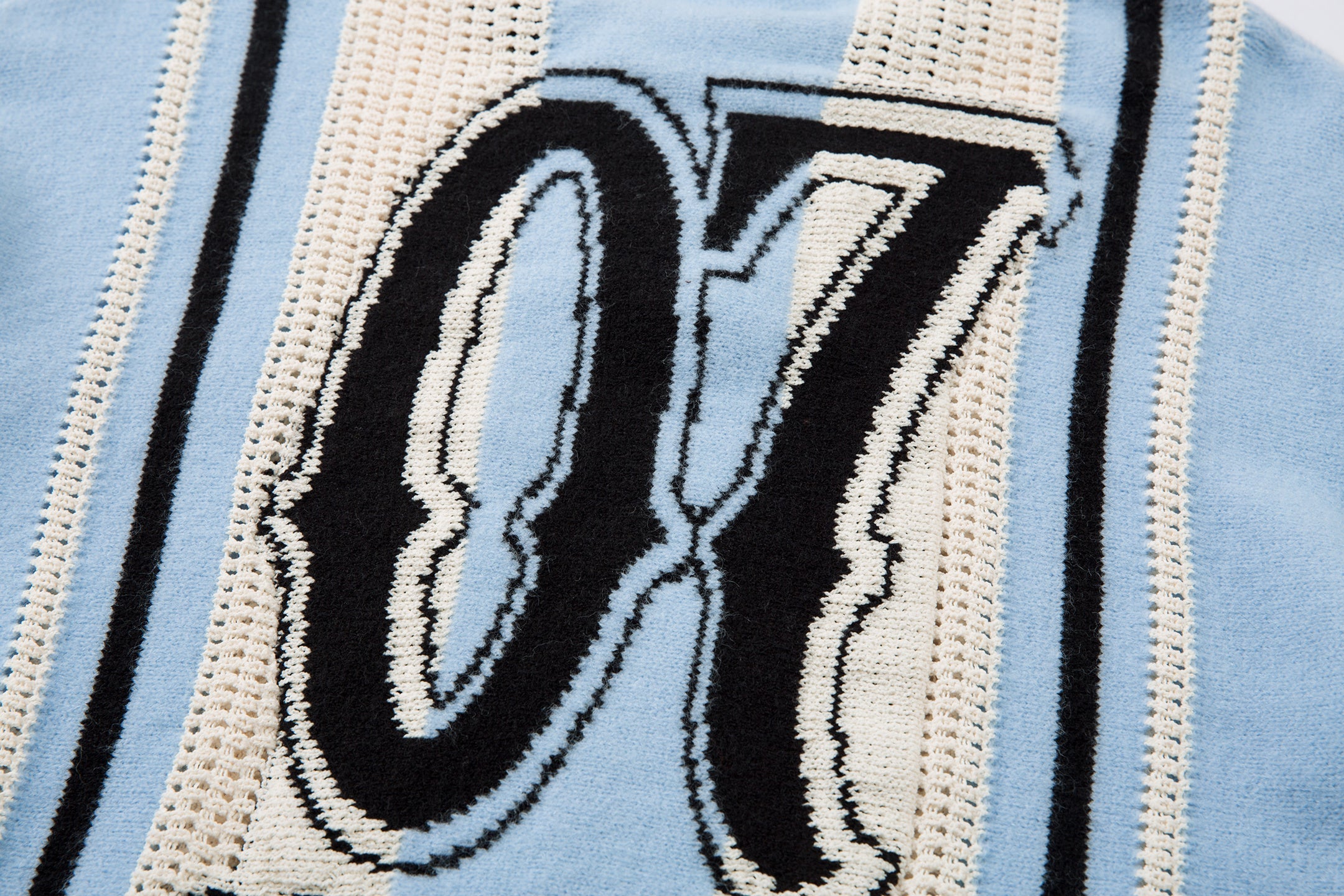 3-6-5.shop Varsity Stripe Knit Sweater