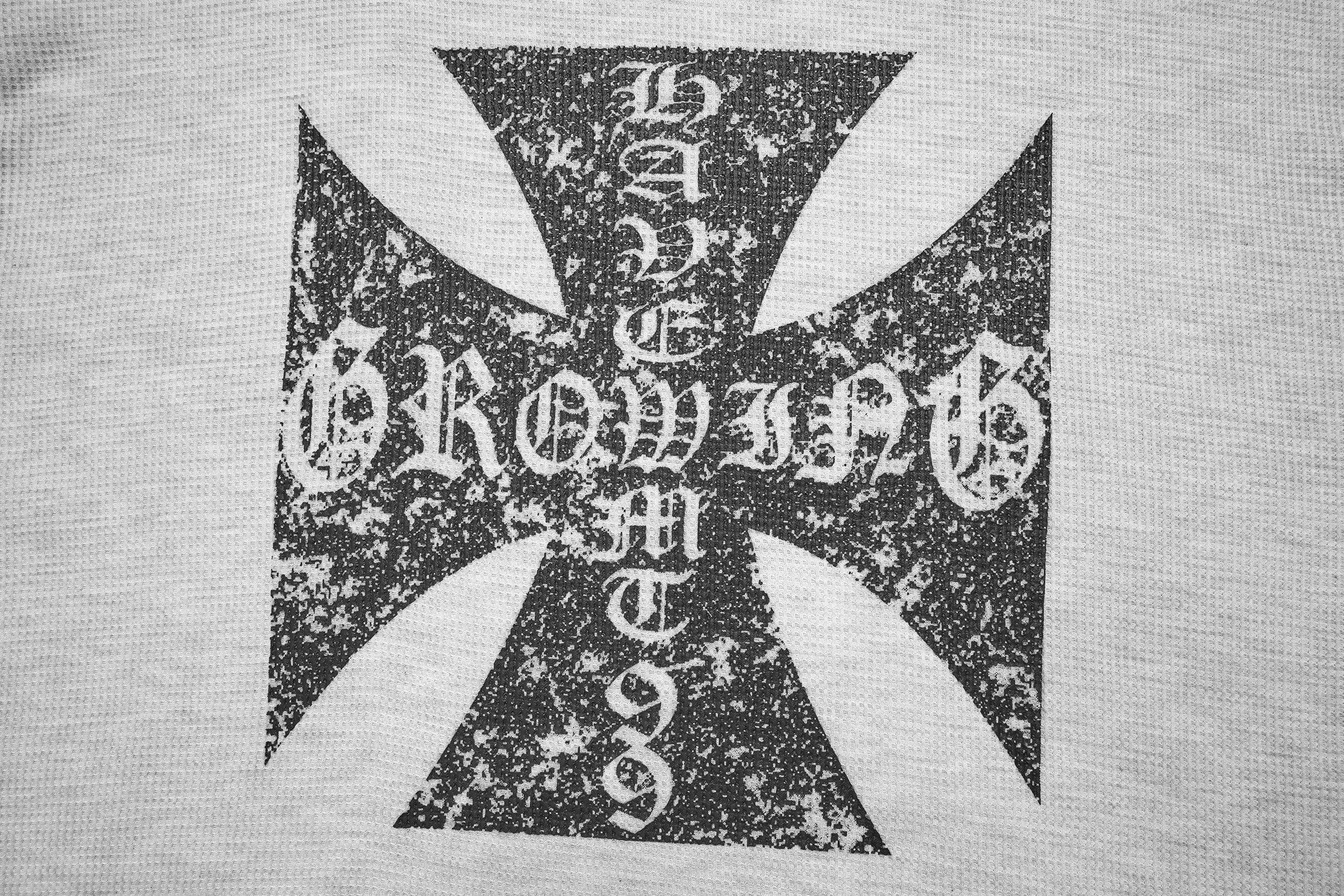 3-6-5.shop Gothic Cross Knit Sweatshirt