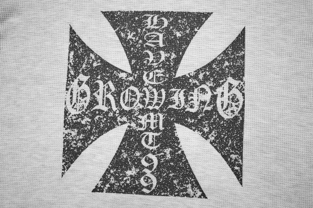 3-6-5.shop Gothic Cross Knit Sweatshirt