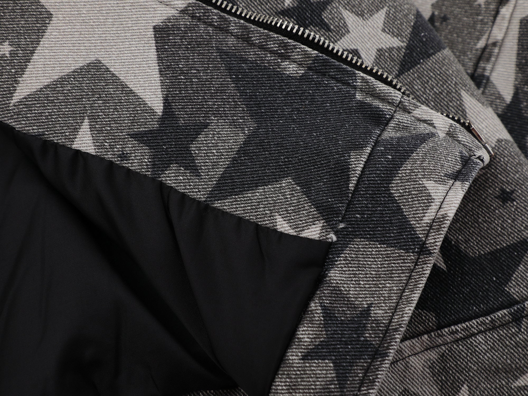 3-6-5.shop Star Pattern Denim Jacket