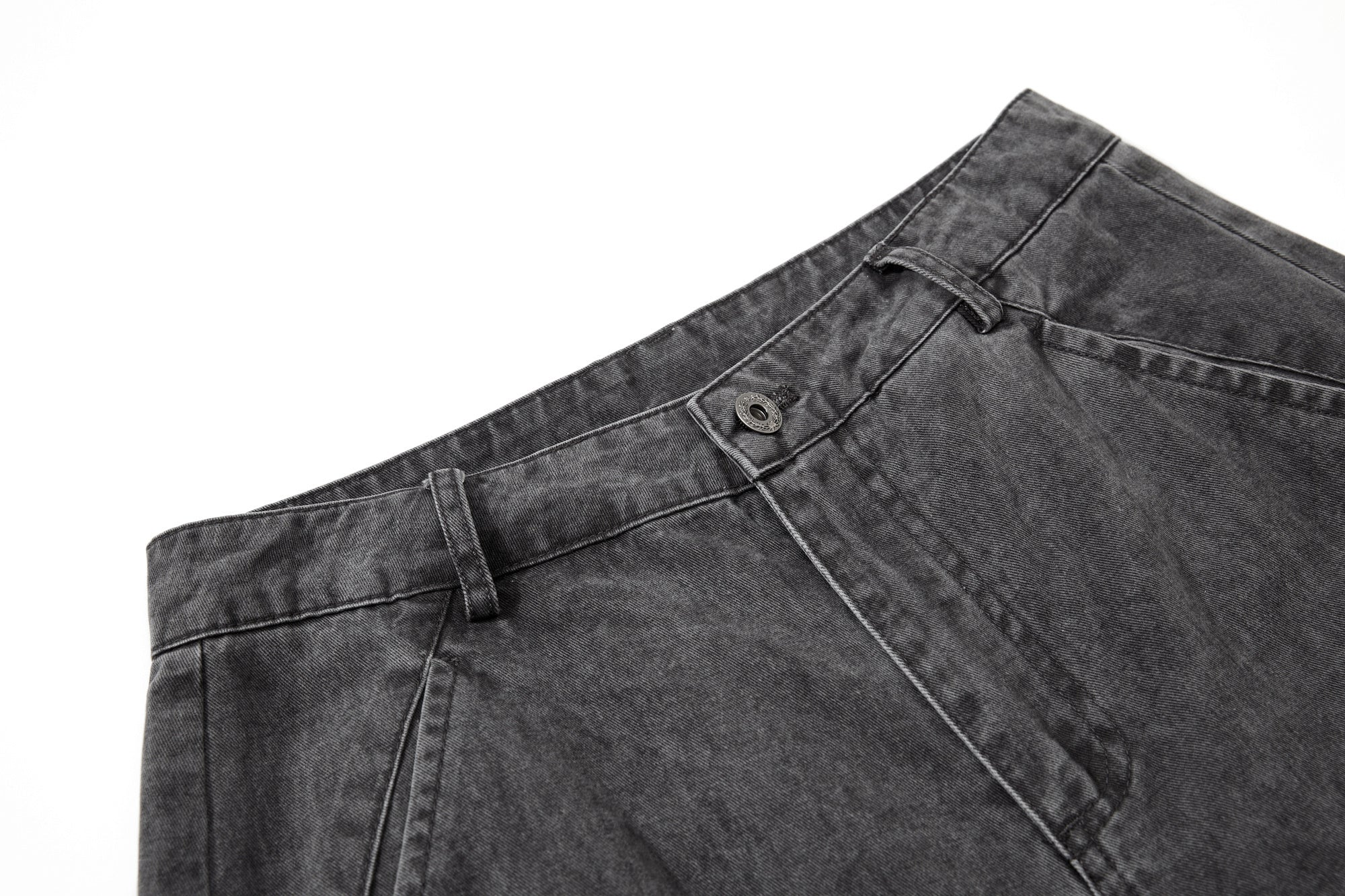 3-6-5.shop Washed Wide-Leg Cargo Pants