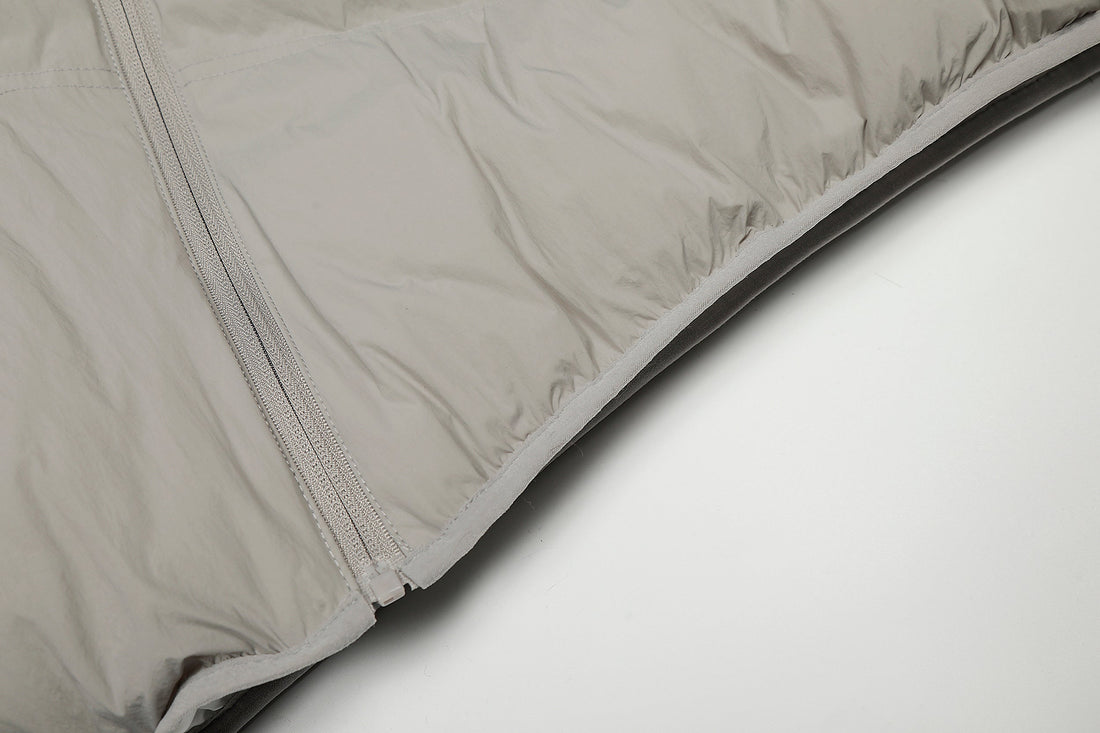 3-6-5.shop Asymmetric Zipper Puffer Jacket