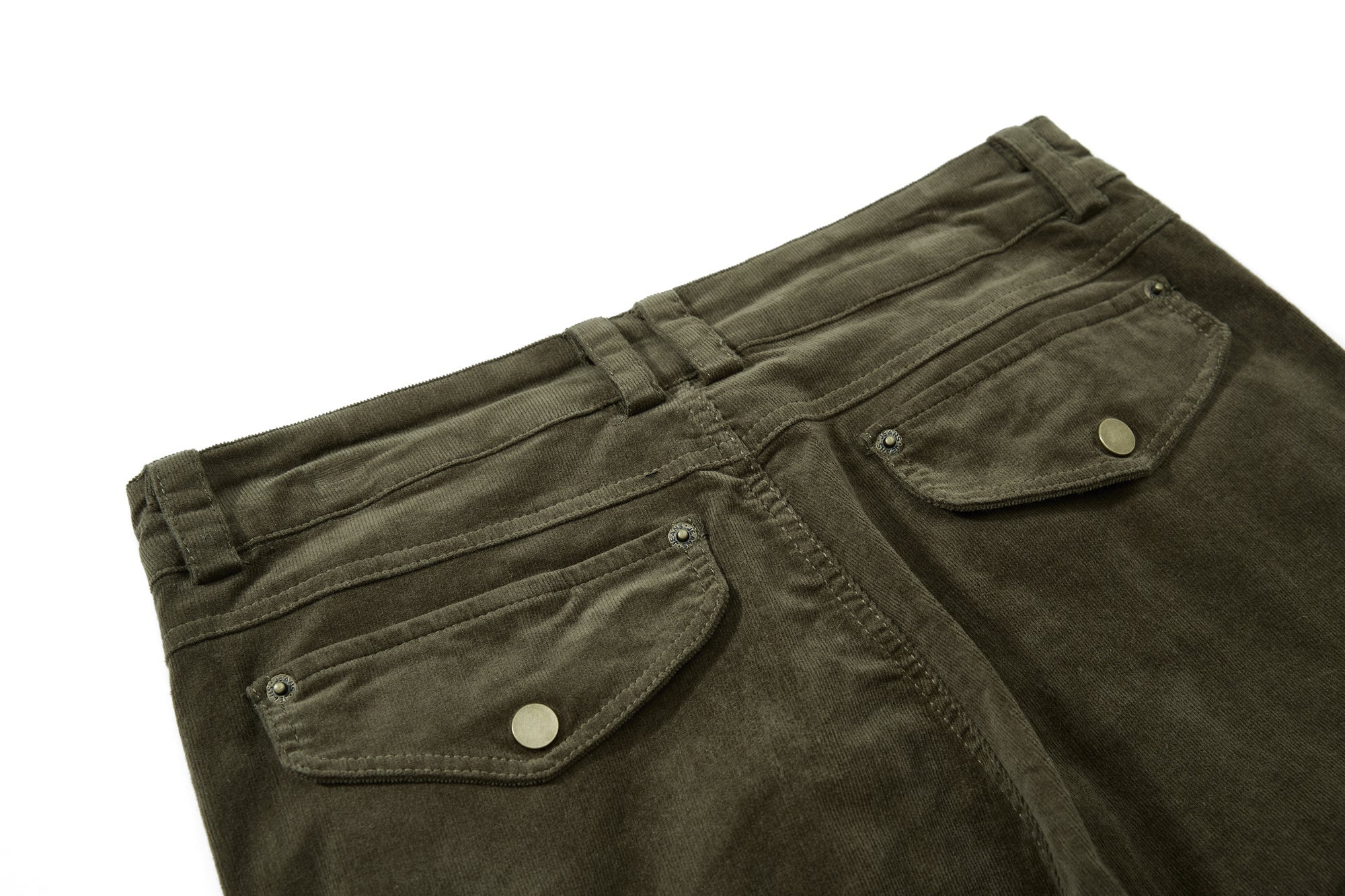 3-6-5.shop Washed Utility Flared Pants