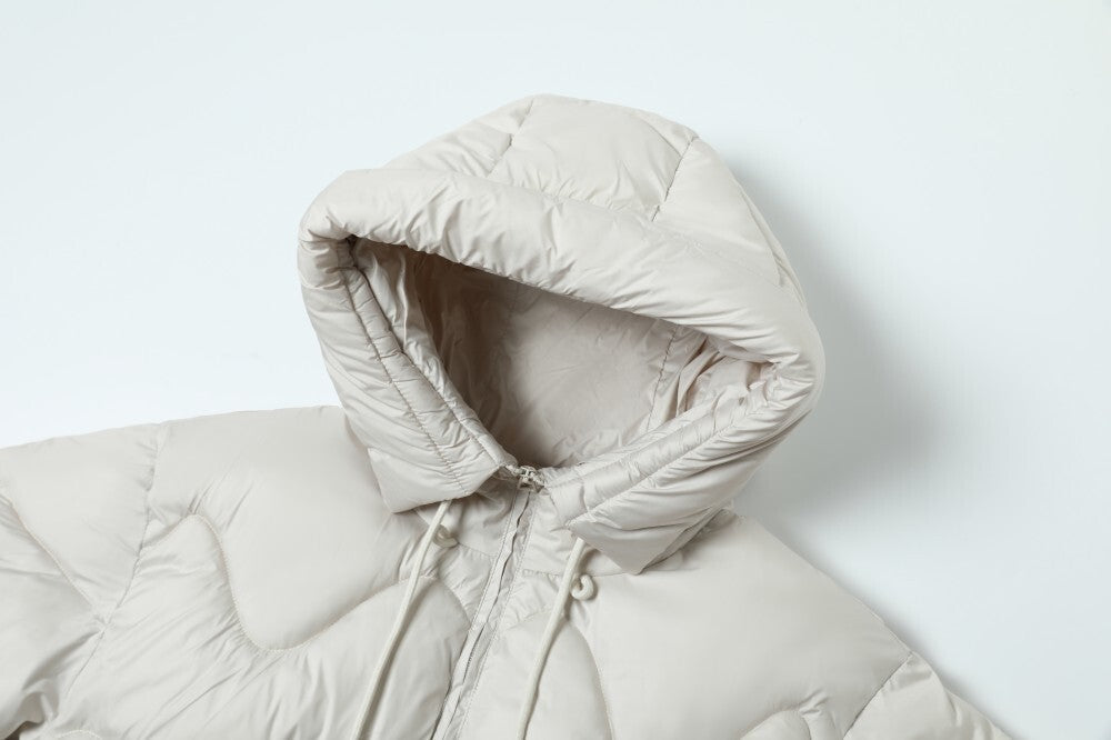 3-6-5.shop Wave-Stitch Puffer Jacket