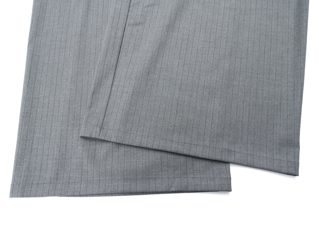 3-6-5.shop Dual-Button Pinstripe Wide-Leg Trousers