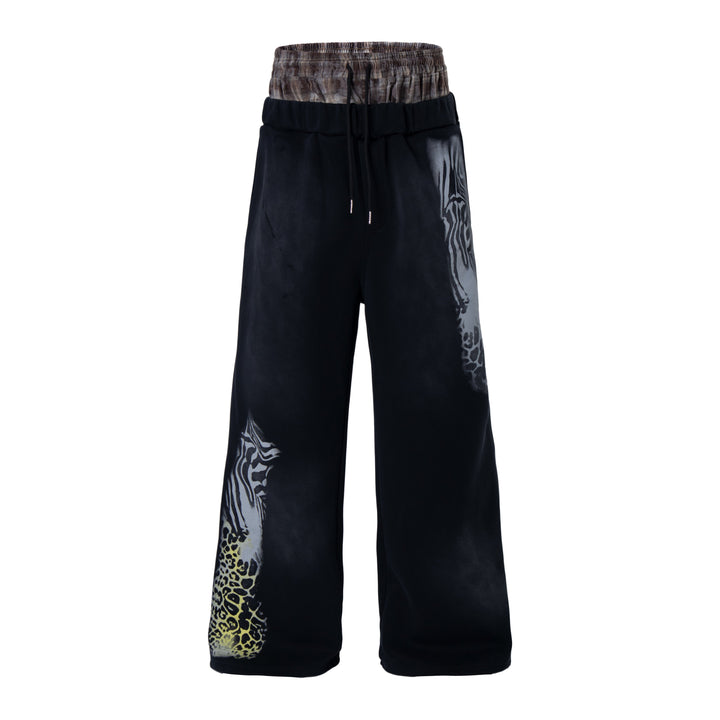 3-6-5.shop Wild Fusion Graphic Sweatpants