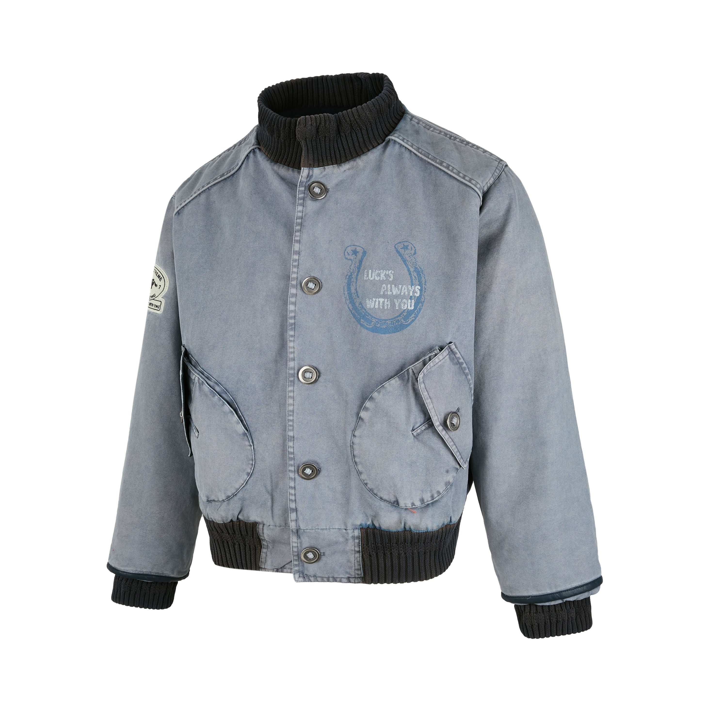 3-6-5.shop Vintage Washed Varsity Jacket
