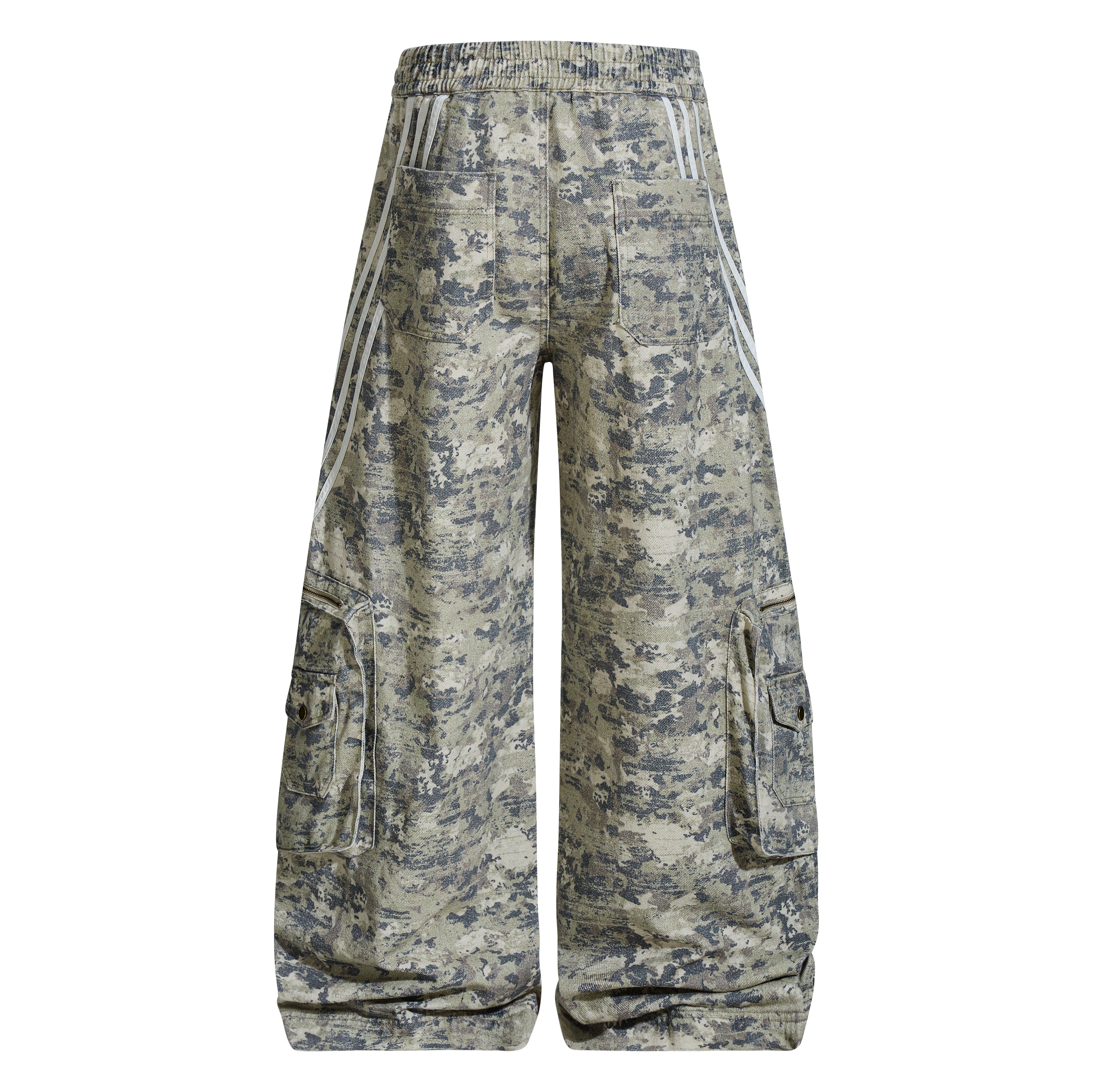 3-6-5.shop Tactical Camo Stripe Cargo Pants