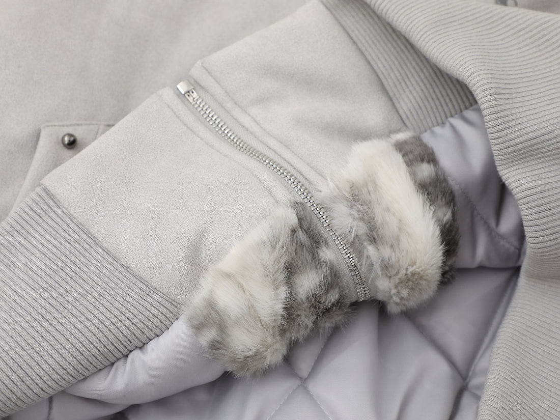 3-6-5.shop Furry-Ear Stretch Hoodie Jacket