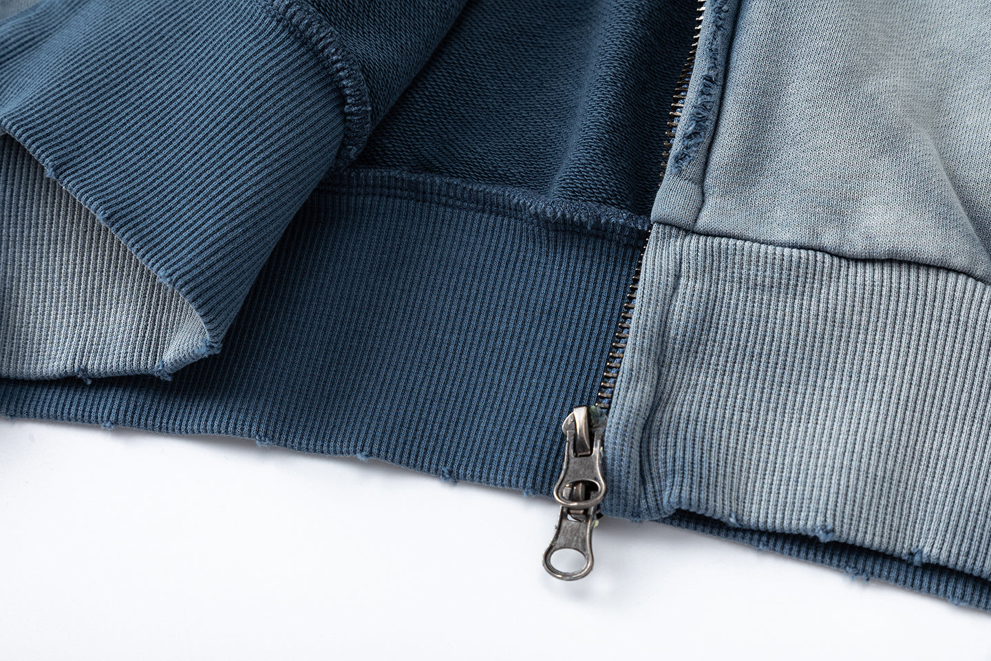 3-6-5.shop Vintage Patch Zip-Up Hoodie