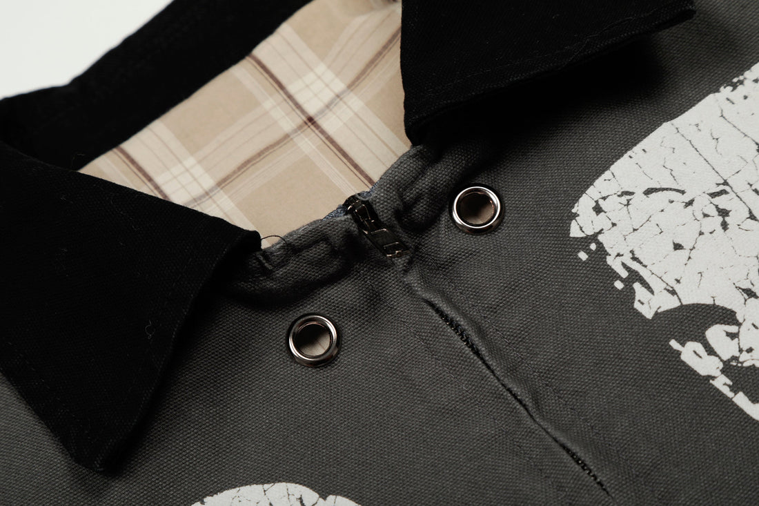 3-6-5.shop “05” Vintage Patch Bomber Jacket