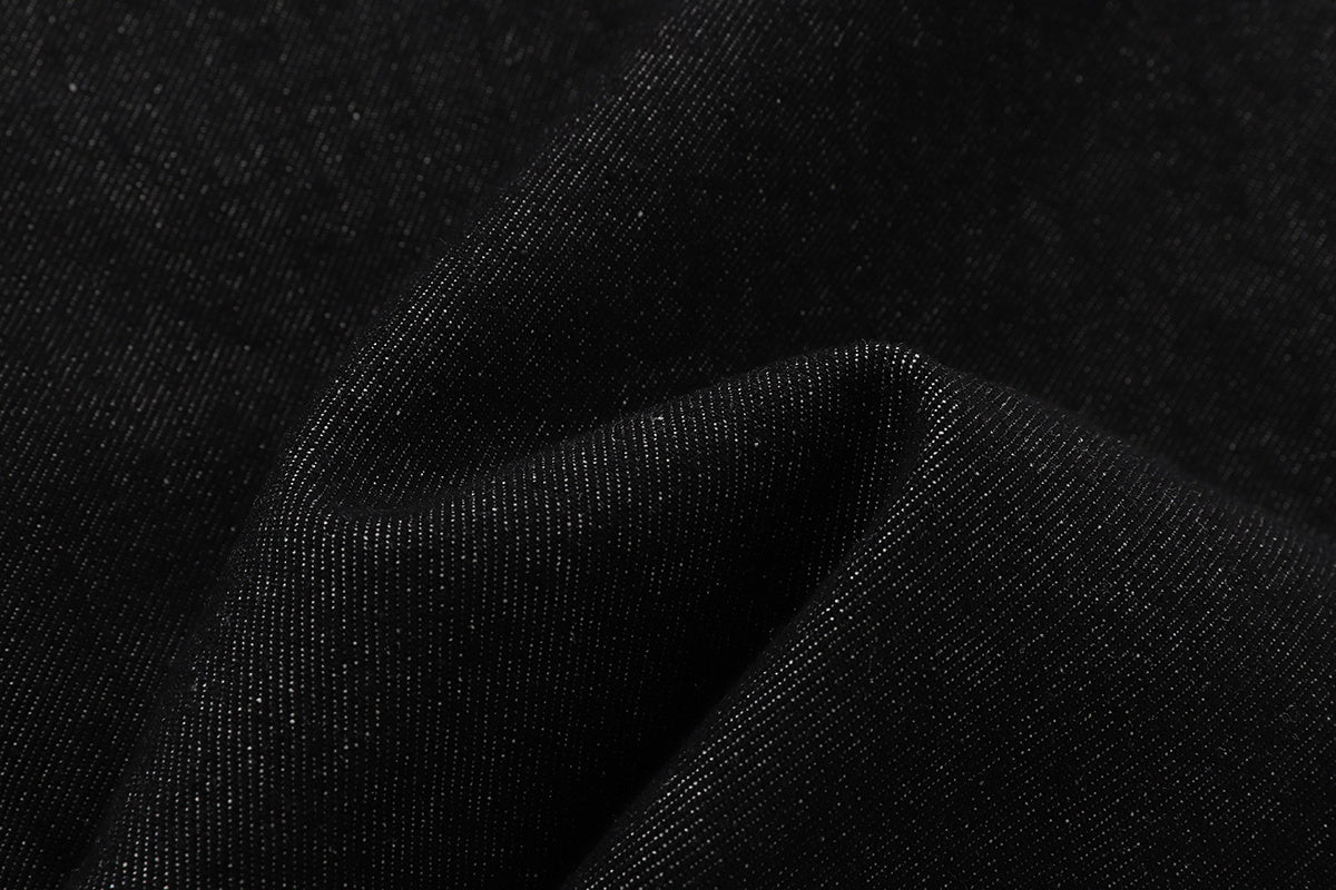 3-6-5.shop Curved Rivet Denim Pants