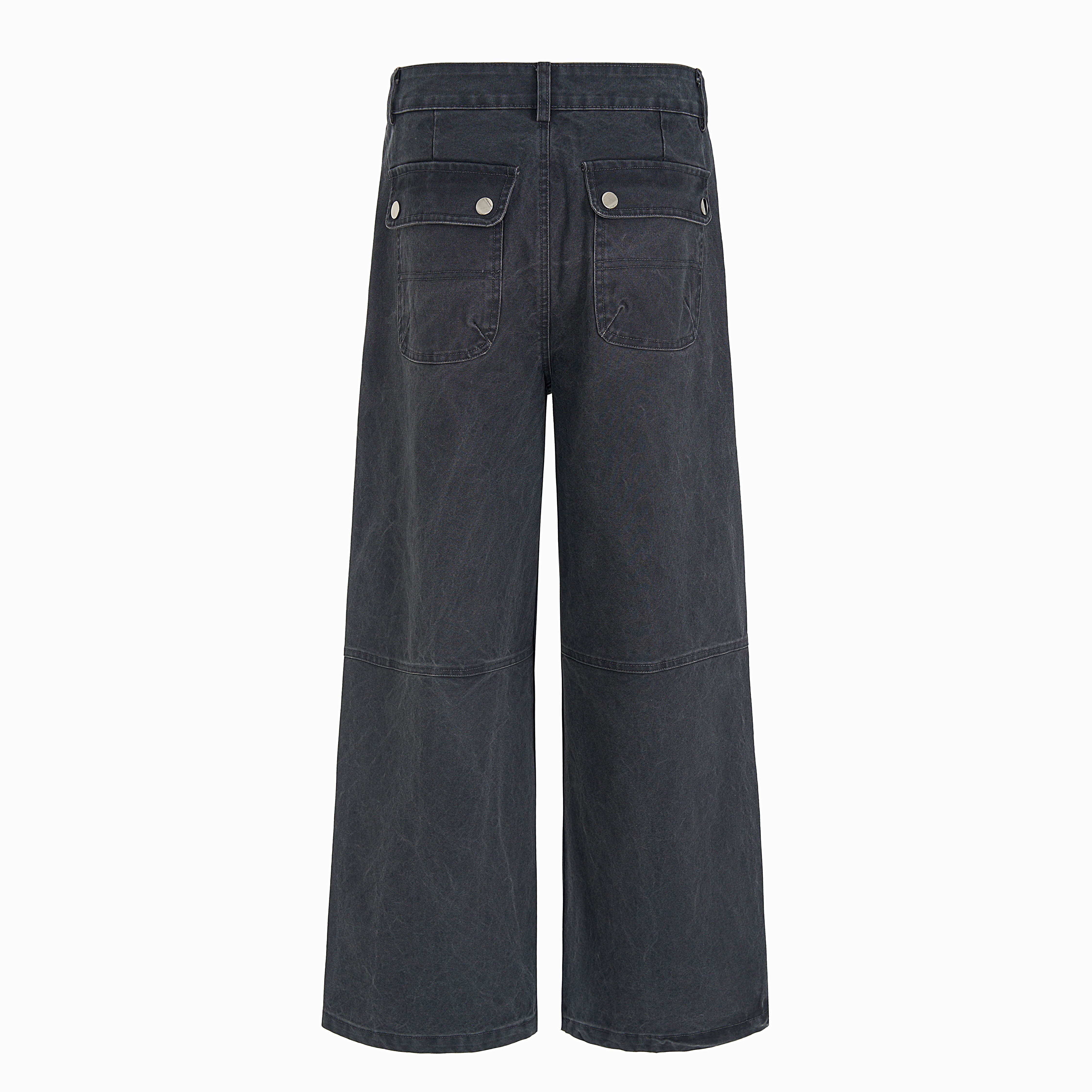 3-6-5.shop Utility Panel Wide-Leg Pants