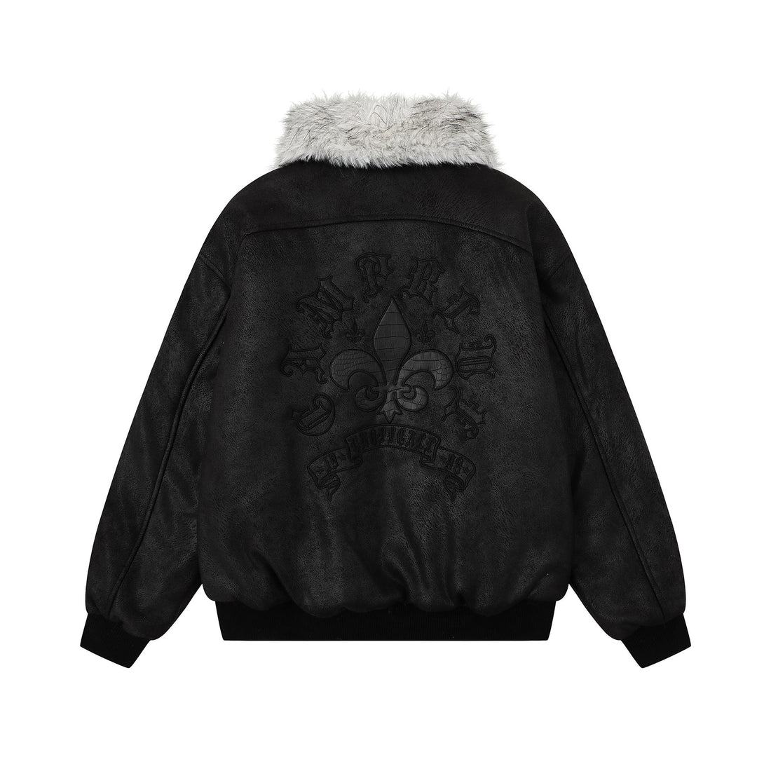 3-6-5.shop Fur-Collar Buckle Jacket