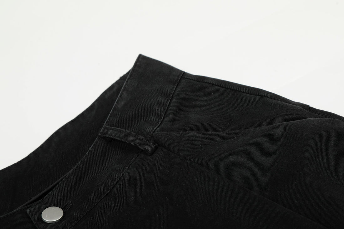 3-6-5.shop Typography Cargo Wide-Leg Pants