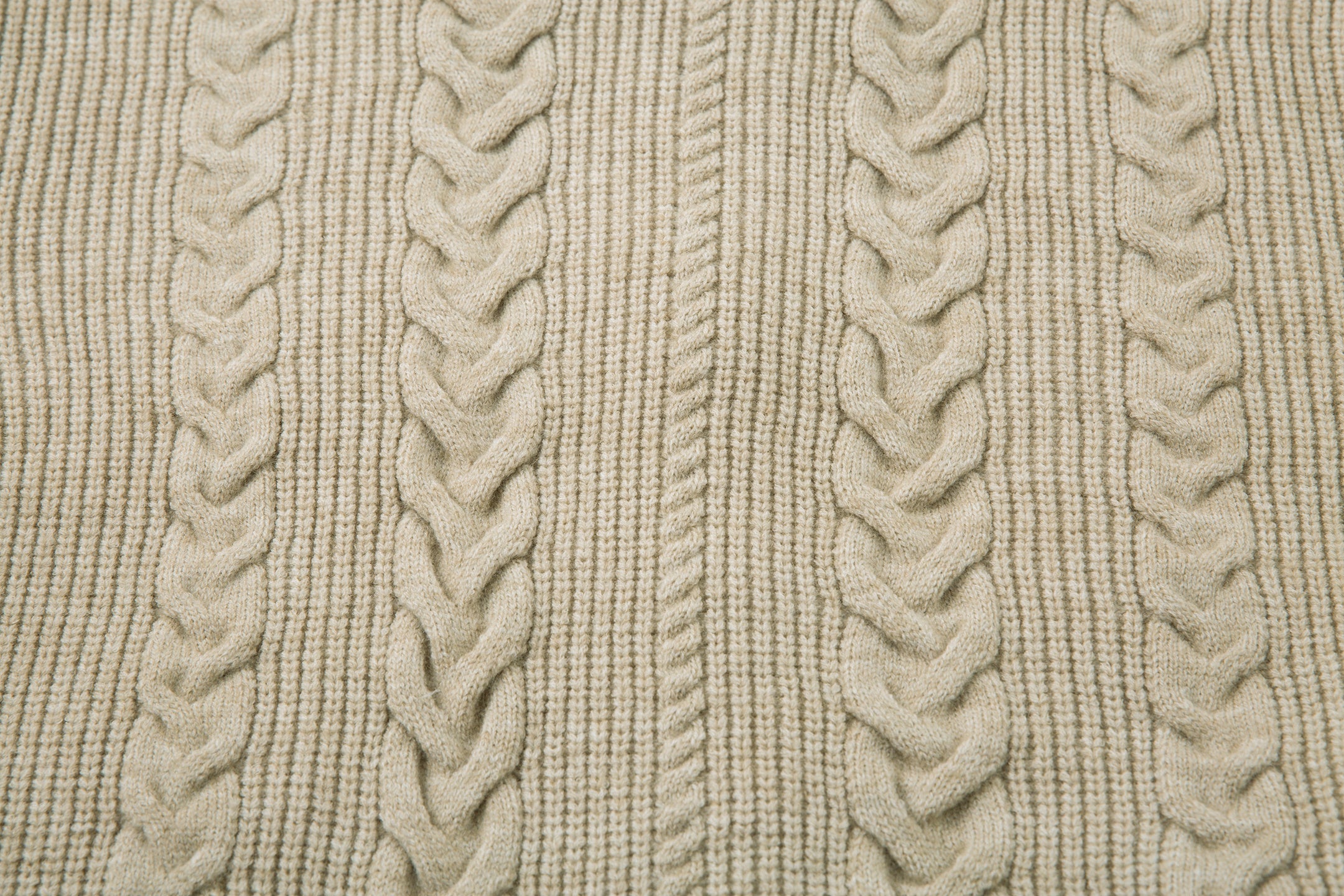 3-6-5.shop Cable Knit Zip-Up Sweater Jacket