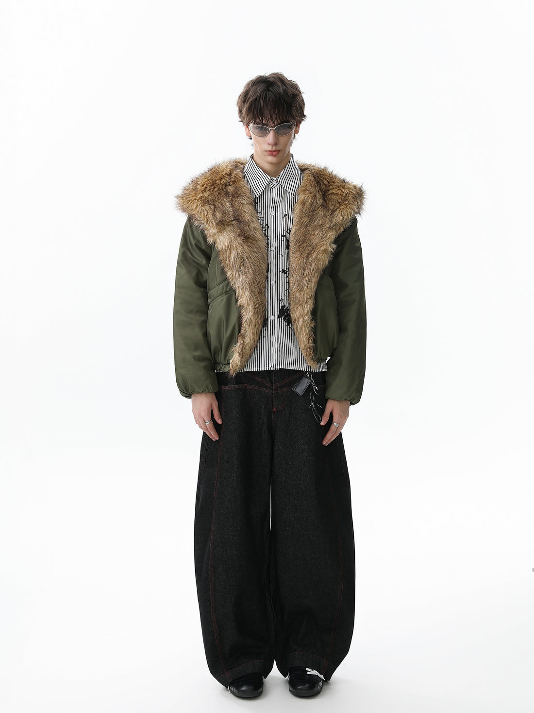 3-6-5.shop Faux Fur Trimmed Puffer Jacket