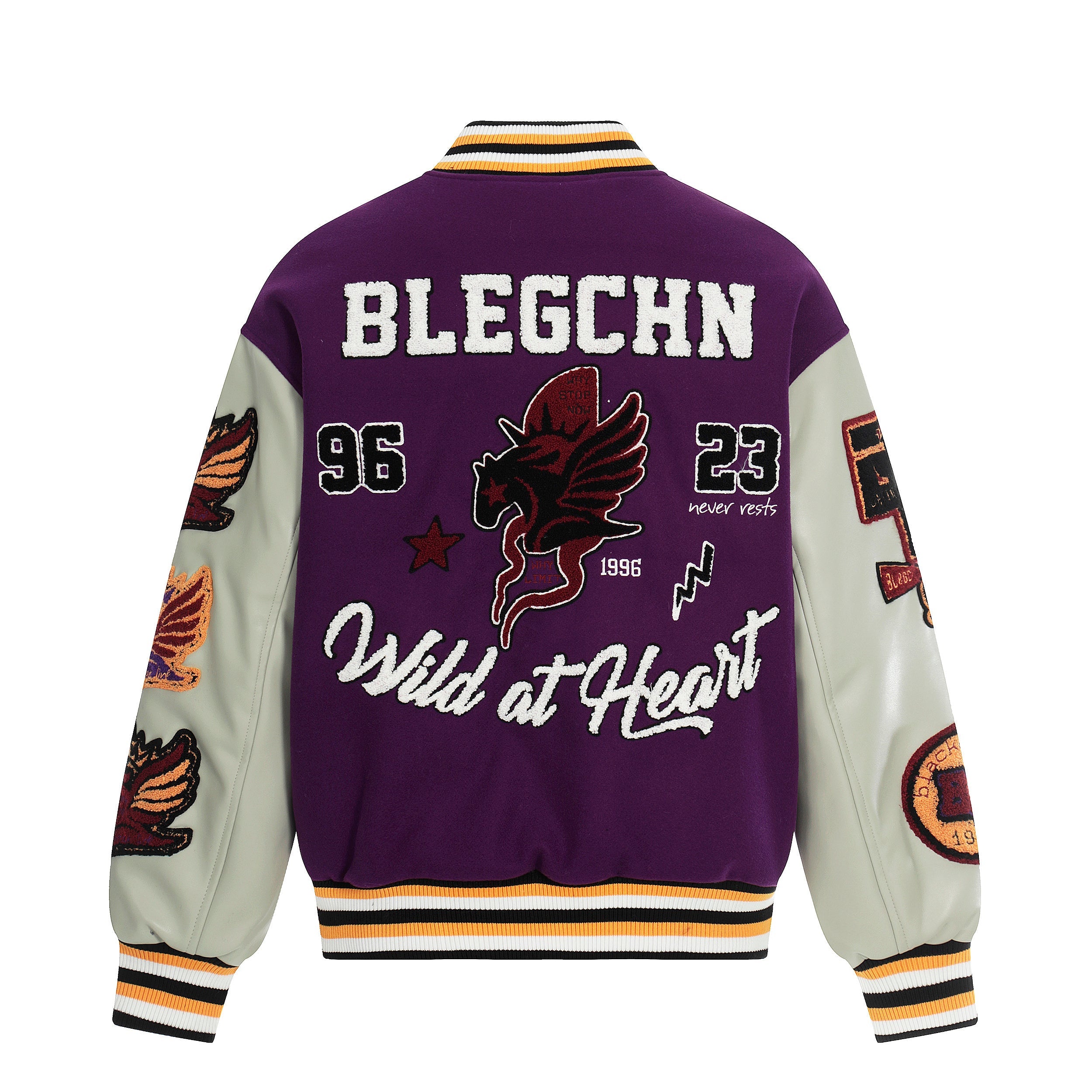 3-6-5.shop Wild at Heart Varsity Jacket