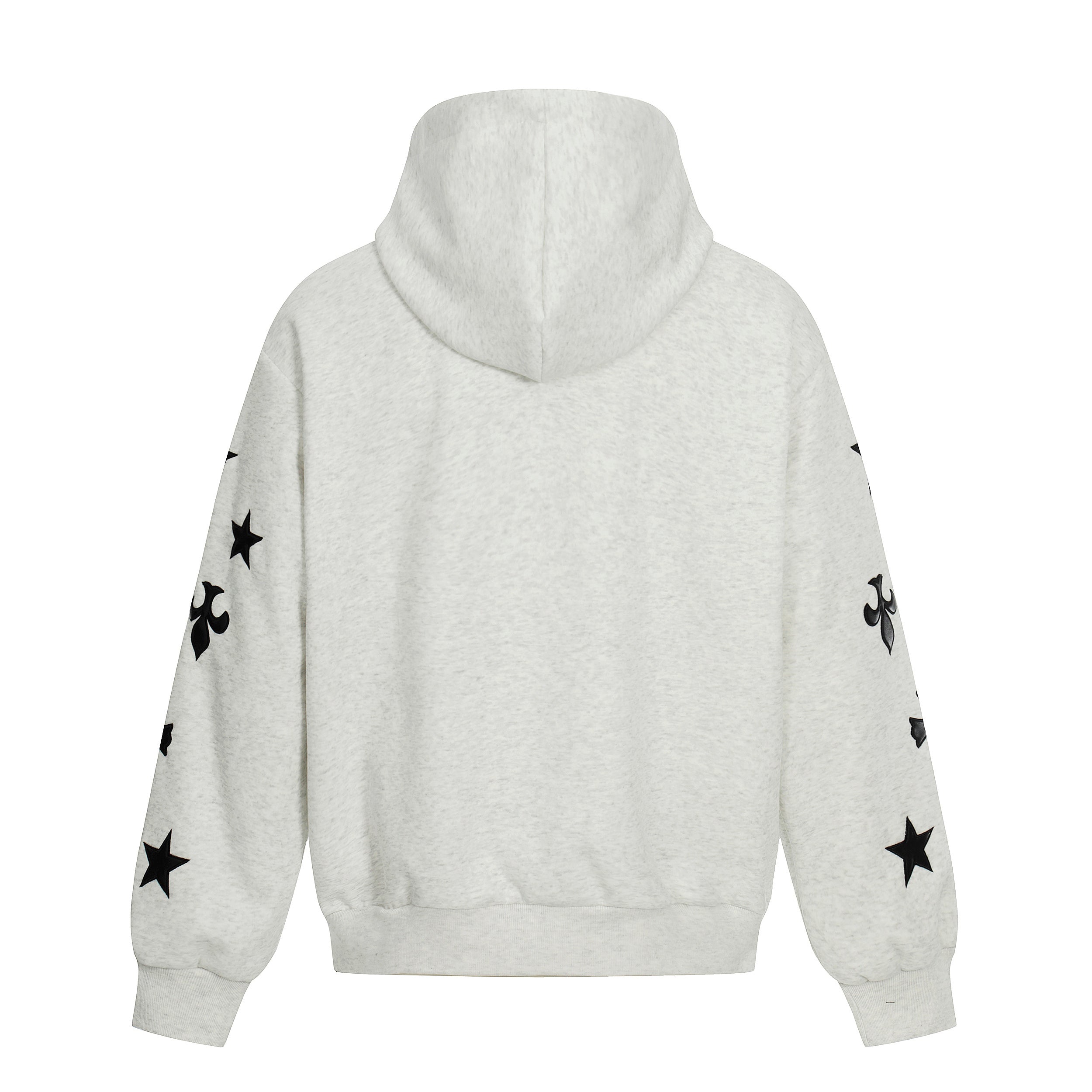 3-6-5.shop Cross Emblem Zip Hoodie