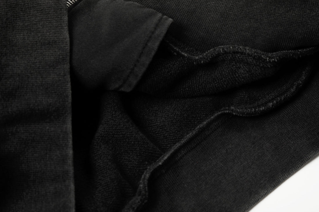 3-6-5.shop Studded Zip-Up Hoodie
