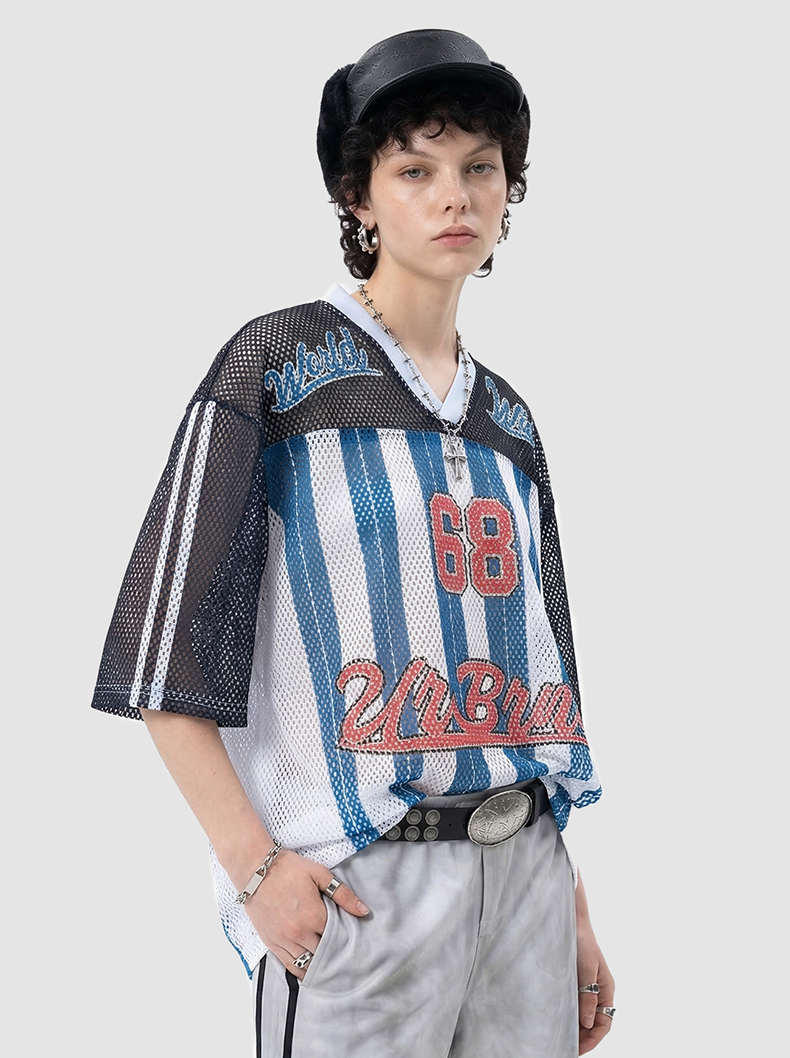 3-6-5.shop  “Athletics 68” Mesh Jersey T-Shirt