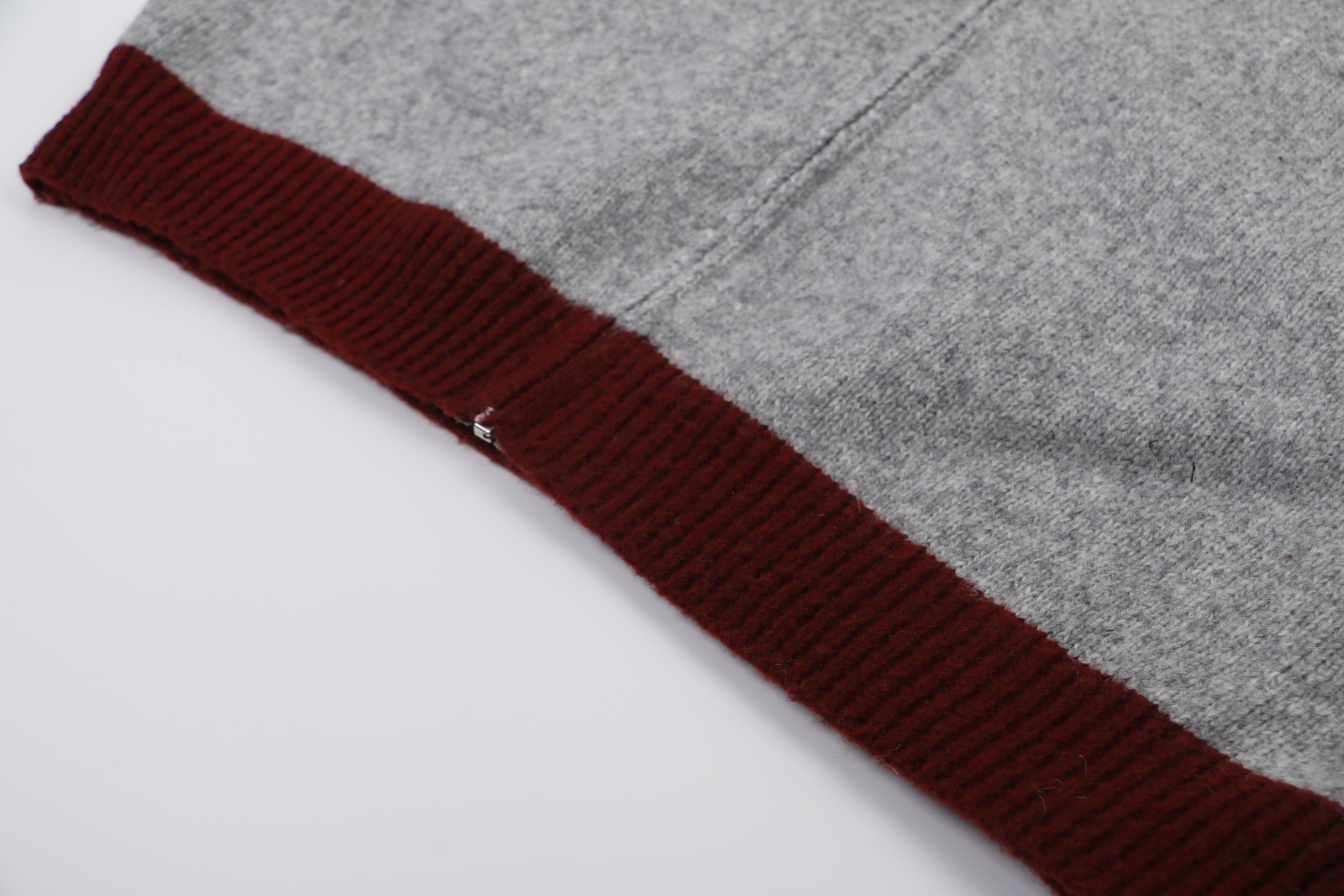 3-6-5.shop Vintage Star Knit Zip Hoodie