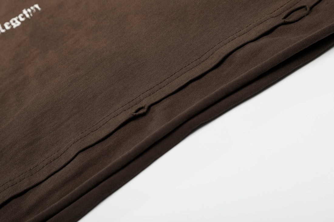 3-6-5.shop Layered Long Sleeve Graphic T-Shirt