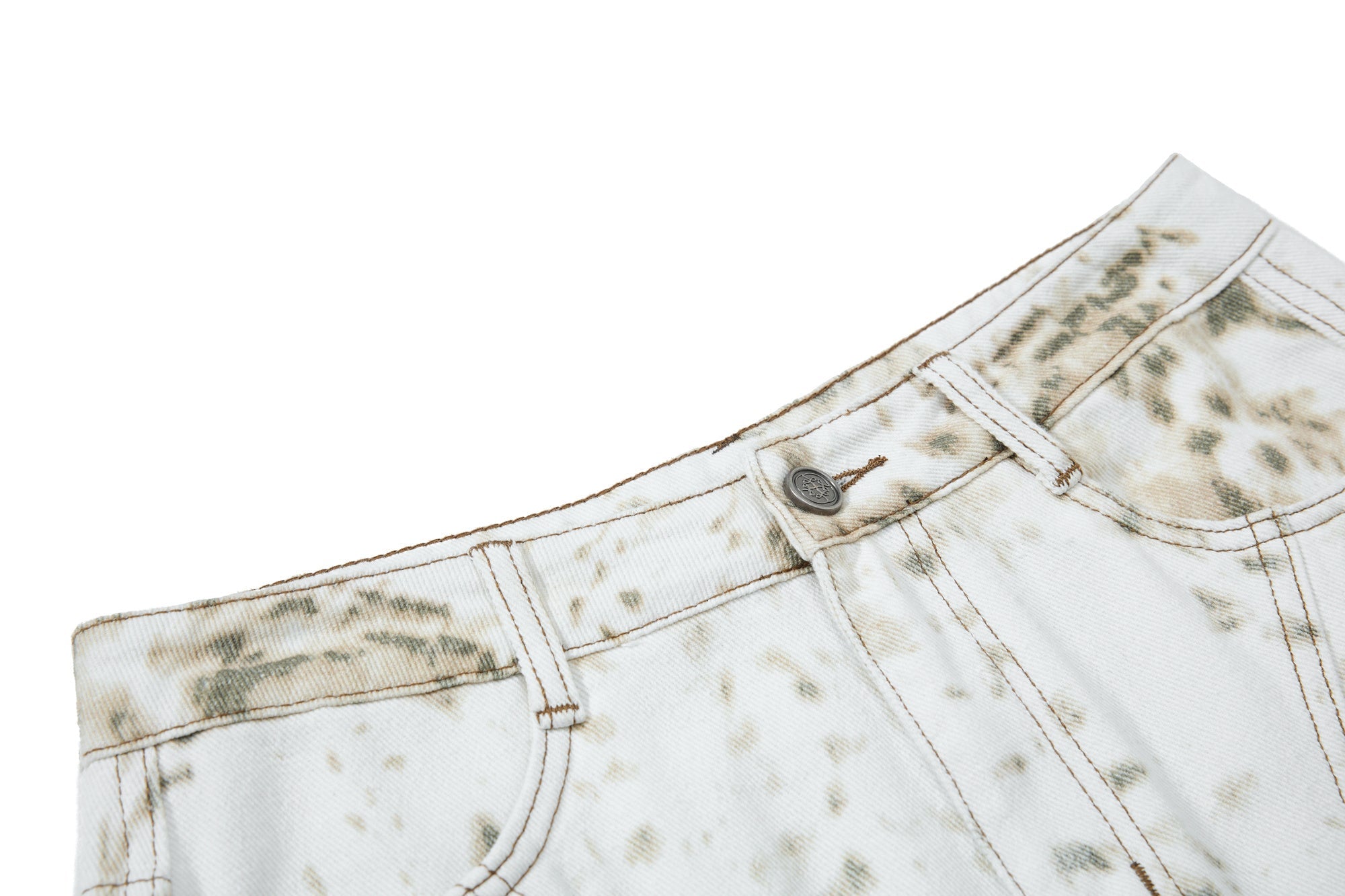 3-6-5.shop Vintage Splatter Barrel Jeans